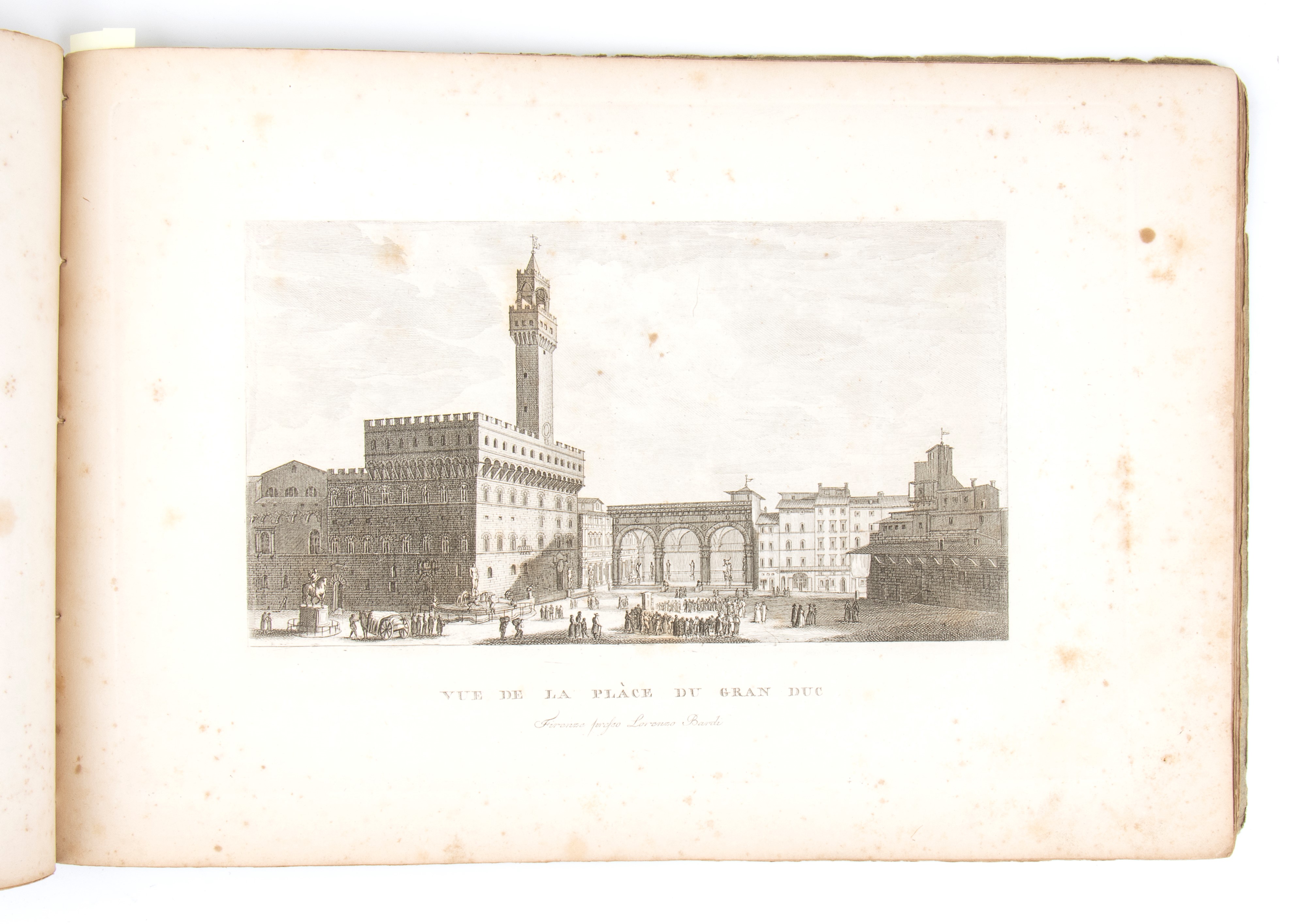 Zocchi Giuseppe. Vedute Principali della Citta di Firenze. Firenze s.D. ma Presumilbilmente 1818