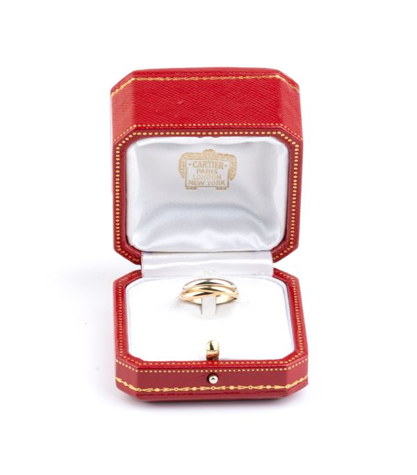 CARTIER: Trinity gold ring