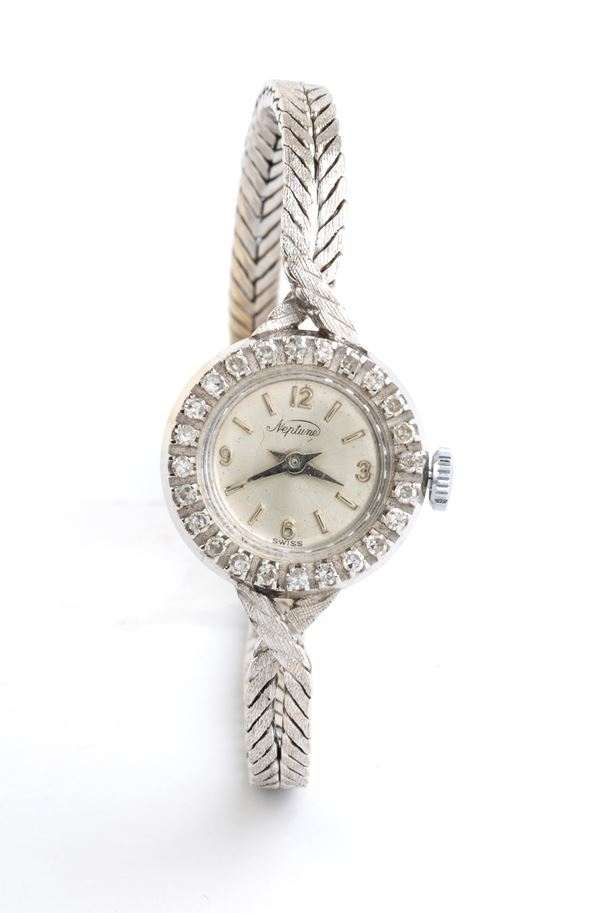 NEPTUNE: 18K gold Lady wristwatch