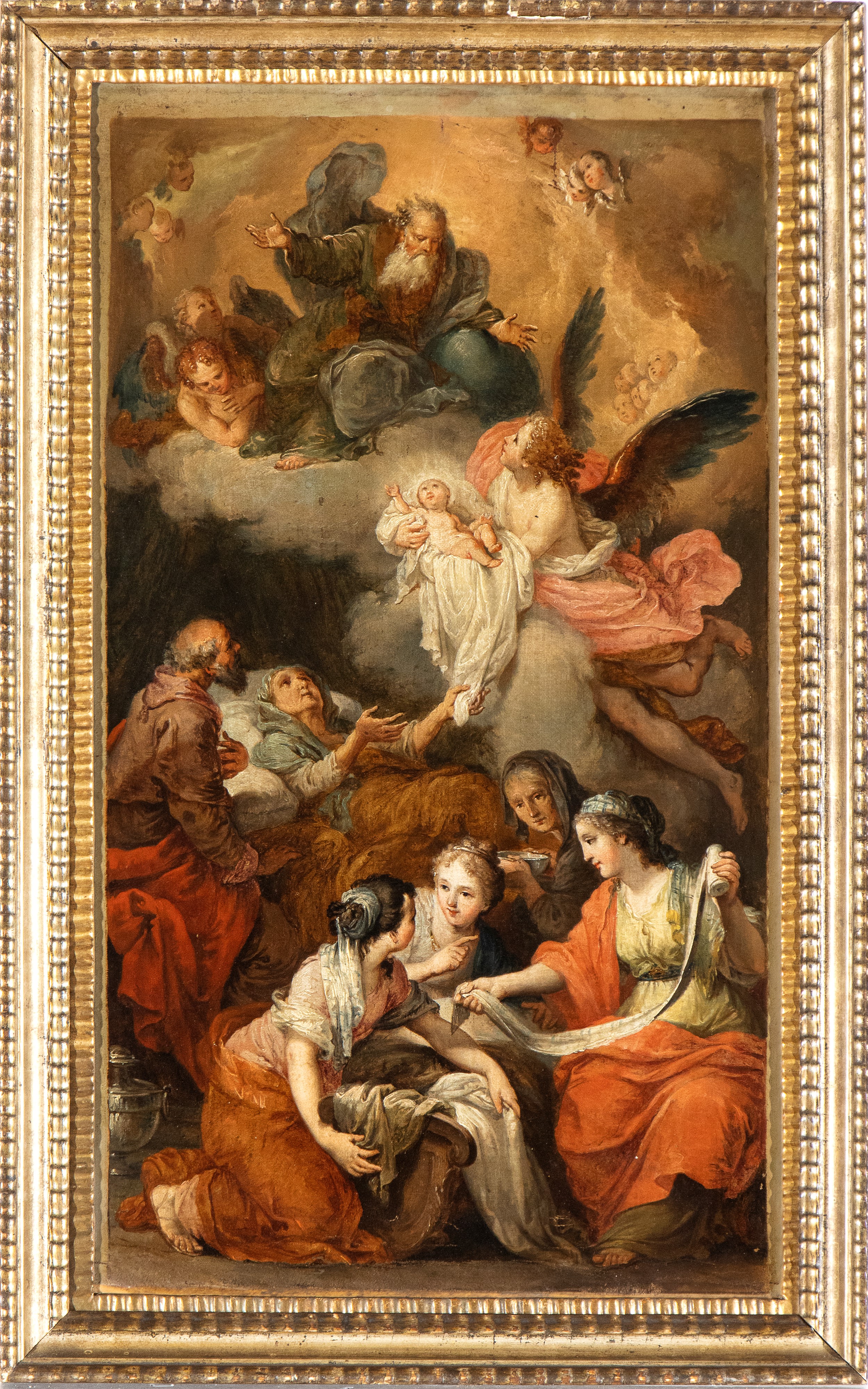 Scuola Romana, XVIII Secolo - La Nascita della Vergine