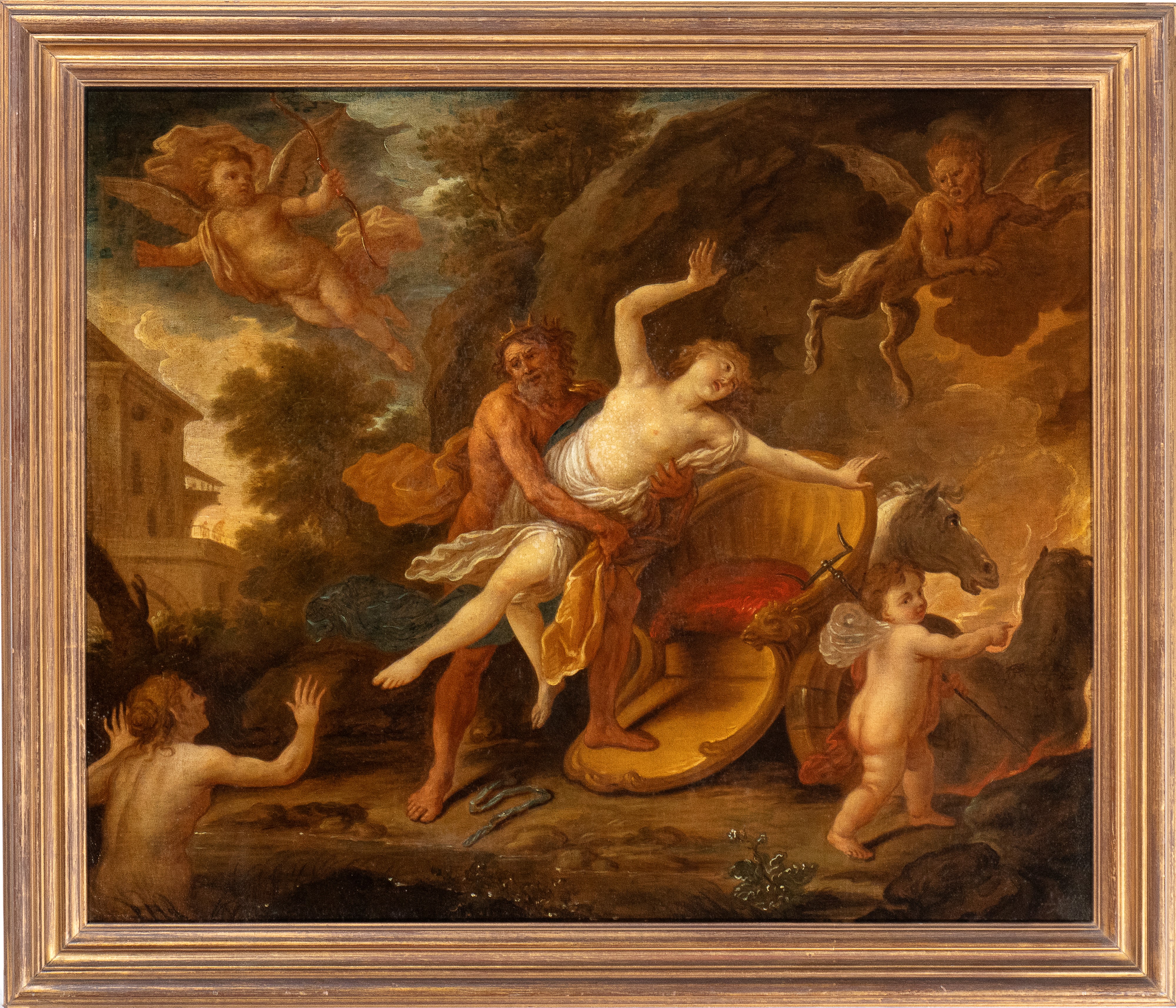 Artista Napoletano, Prima Metà XVIII Secolo - Ratto di Proserpina