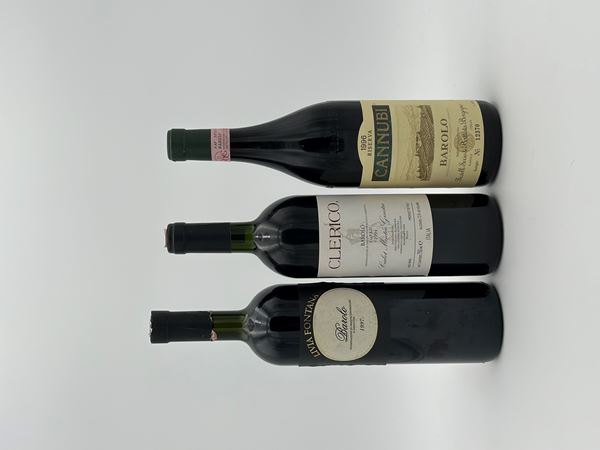 Livia Fontana, Barolo - Cannubbi Barolo Riserva, Fratelli Serio e battista Borgogno, Barolo  (1994-1996-1997)  - Italia-Piemonte - Auction Wines and Sparkling Wines: grand crus from Italy and France - Bertolami Fine Art - Casa d'Aste