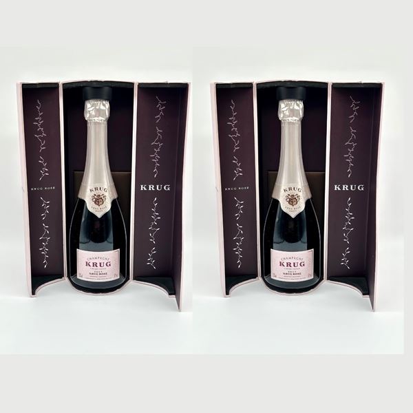 Krug, Brut Rosé Fiorellini  - Francia-Champagne - Auction Wines and Sparkling Wines: grand crus from Italy and France - Bertolami Fine Art - Casa d'Aste