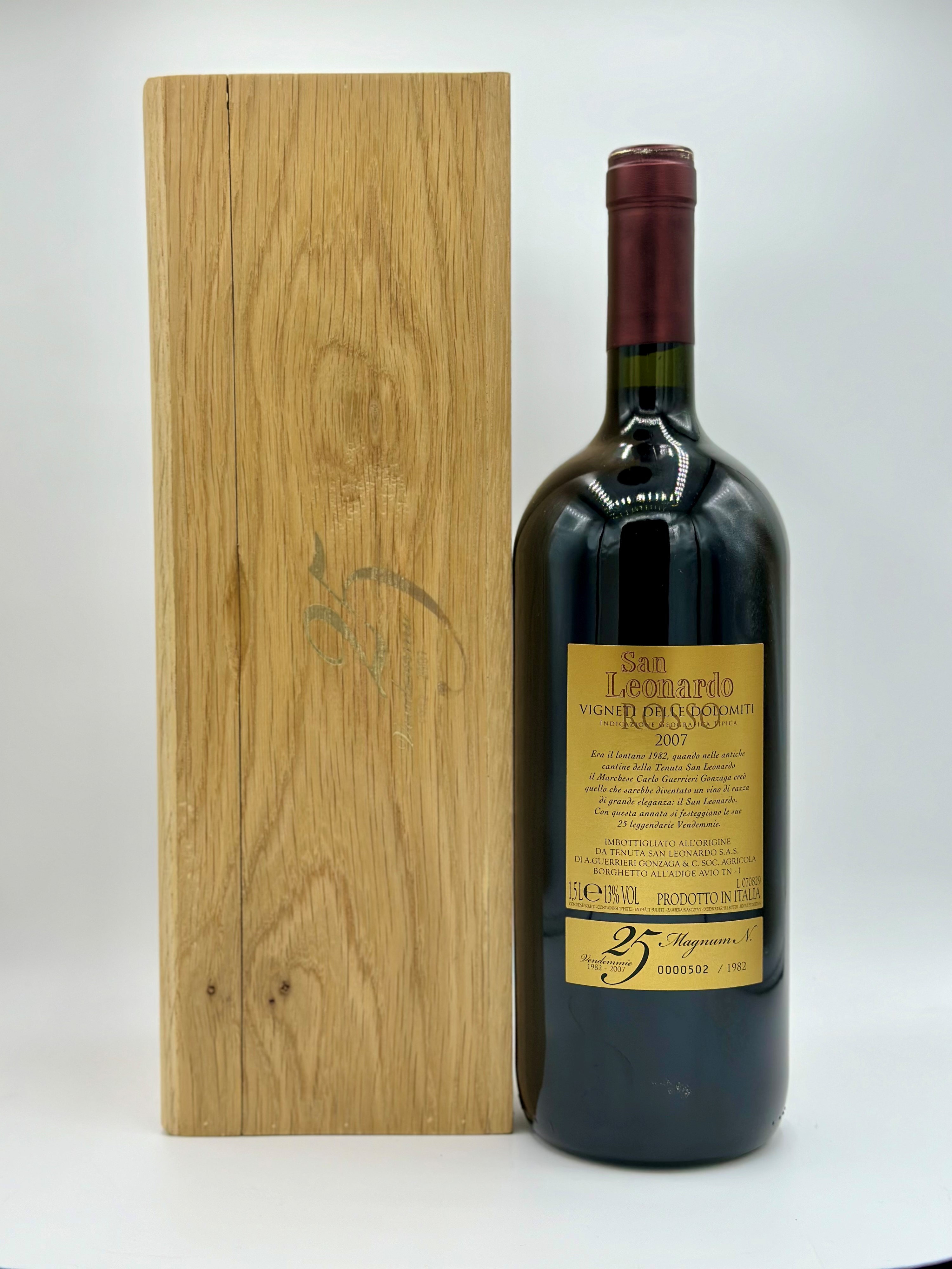 Guerrieri Gonzaga Tenuta San Leonardo, Terre di San Leonardo 25° Anniversario Vigneti delle Dolom...
