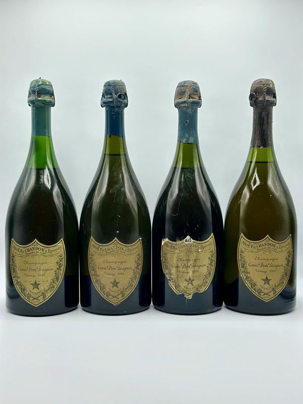 Moët & Chandon, Dom Pérignon Brut Vintage 1962-1964-1966-1969