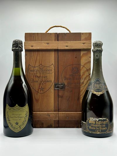 Moët & Chandon, Dom Pérignon Brut Vintage 1973 - Dom Ruinart Blanc De Blancs Brut 1973