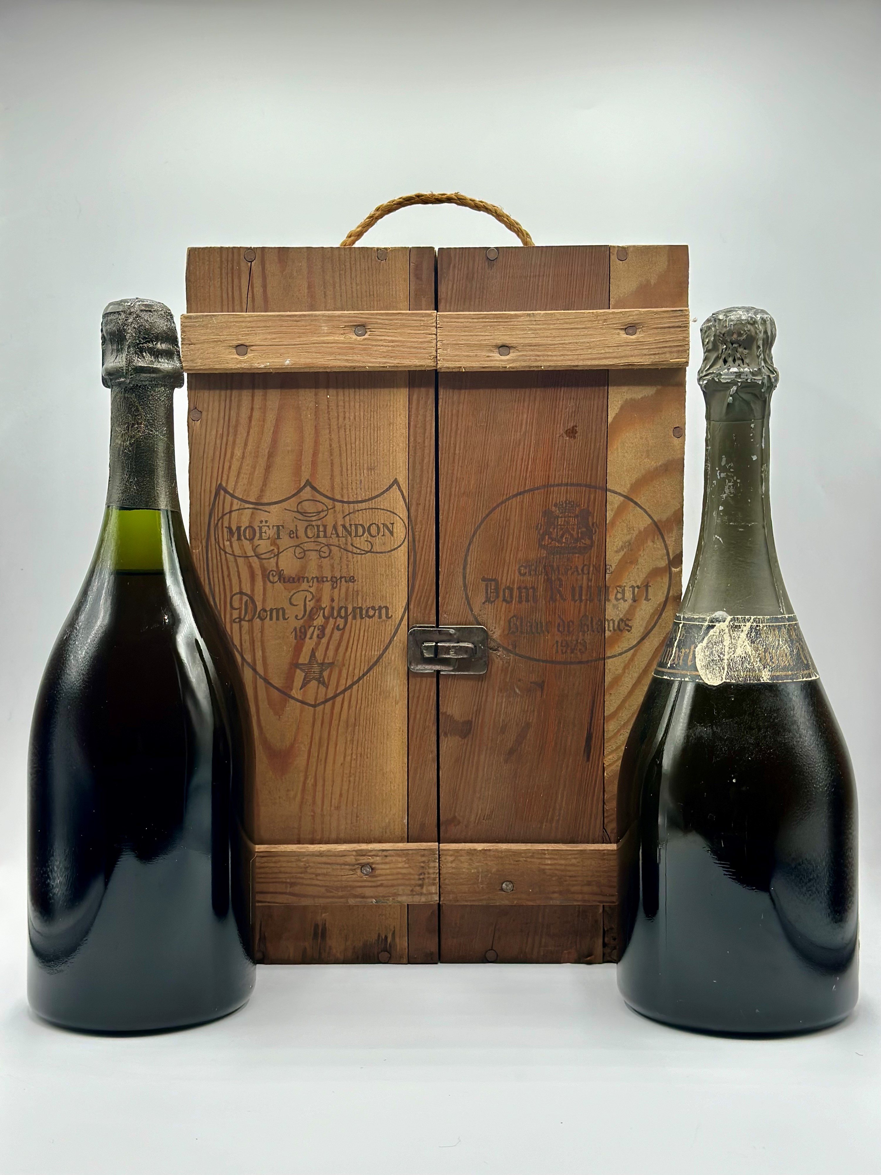 Moët & Chandon, Dom Pérignon Brut Vintage 1973 - Dom Ruinart Blanc De Blancs Brut 1973