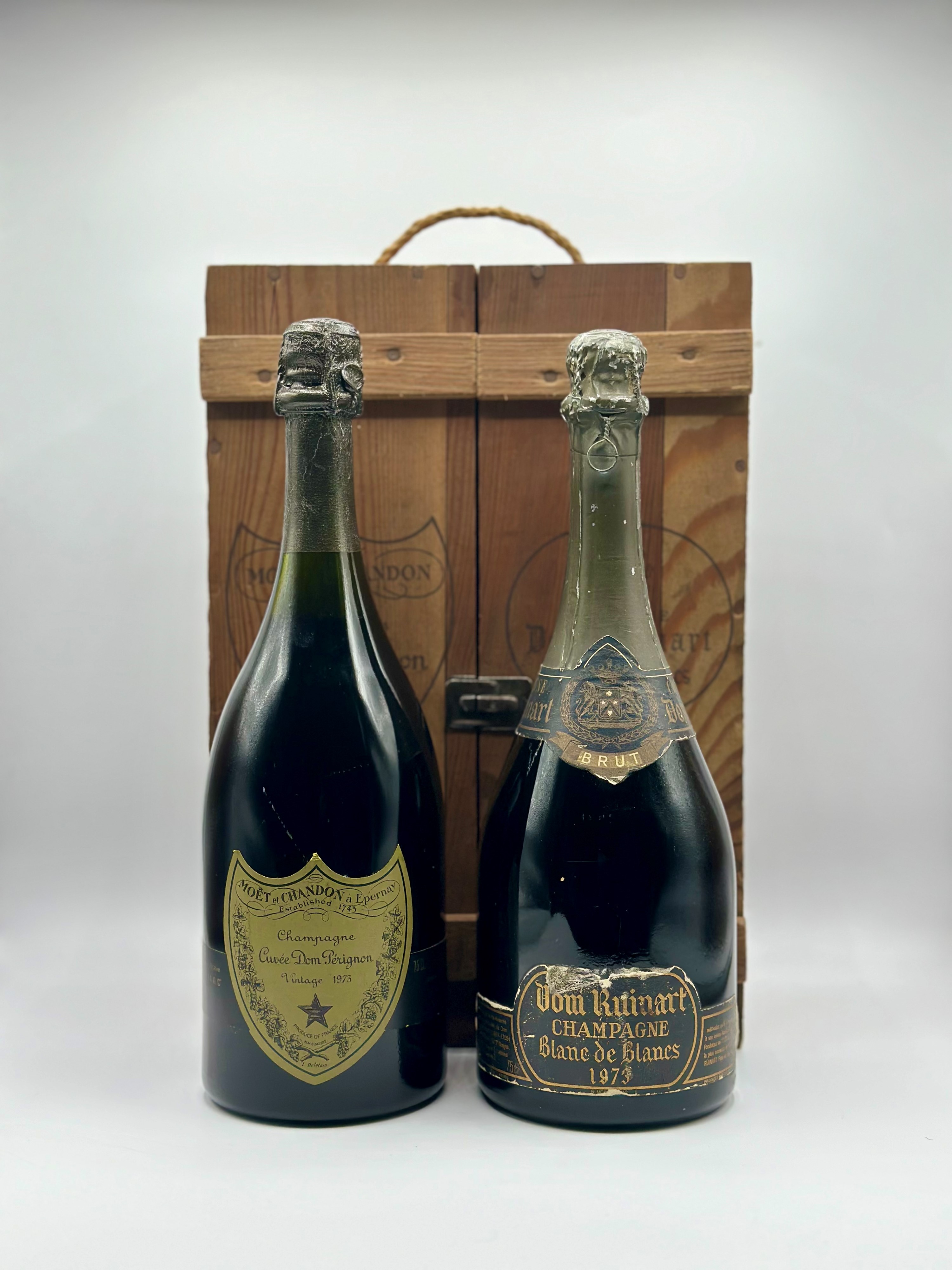 Moët & Chandon, Dom Pérignon Brut Vintage 1973 - Dom Ruinart Blanc De Blancs Brut 1973