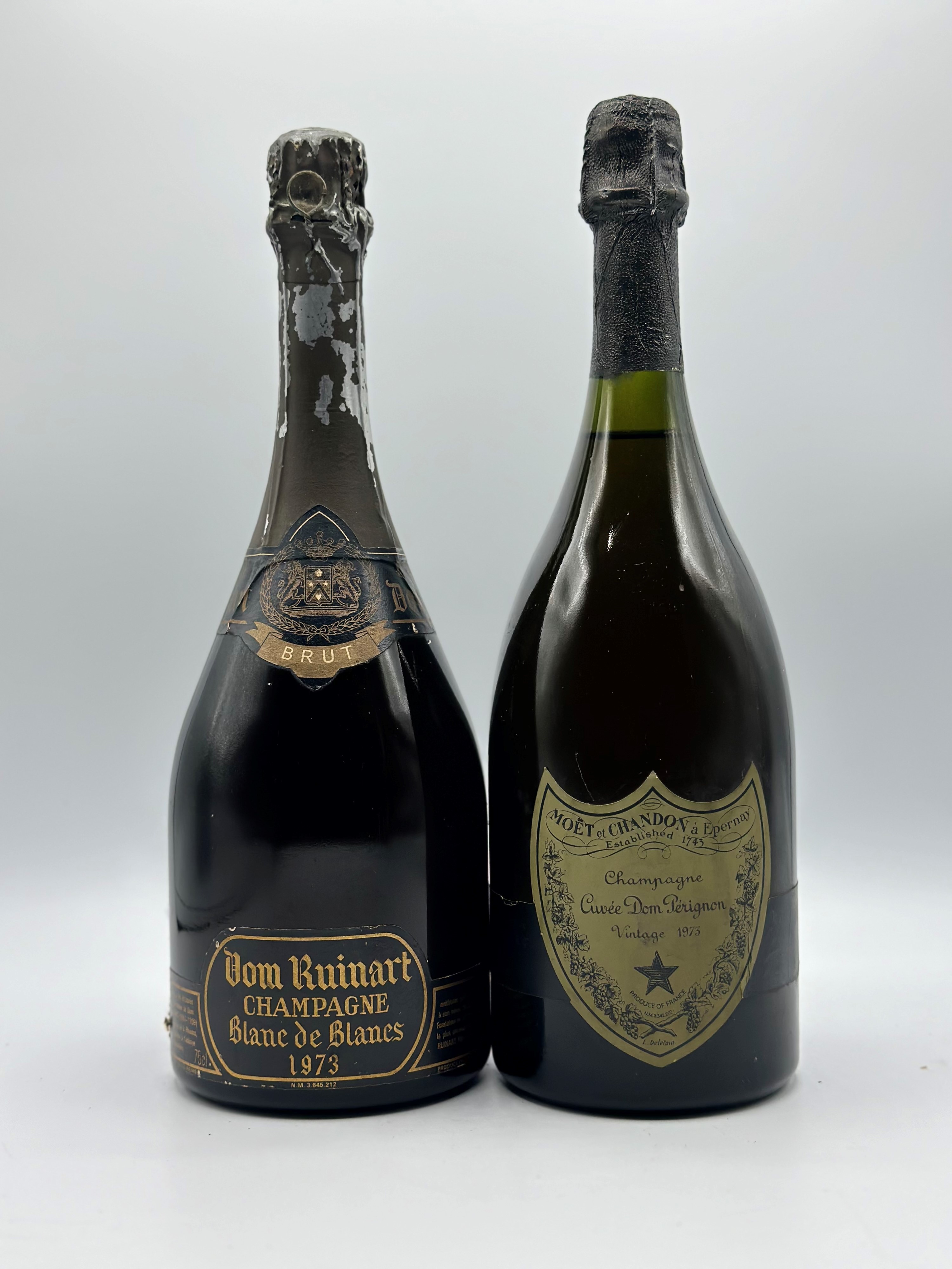Moët & Chandon, Dom Pérignon Brut Vintage 1973 - Dom Ruinart Blanc De Blancs Brut 1973