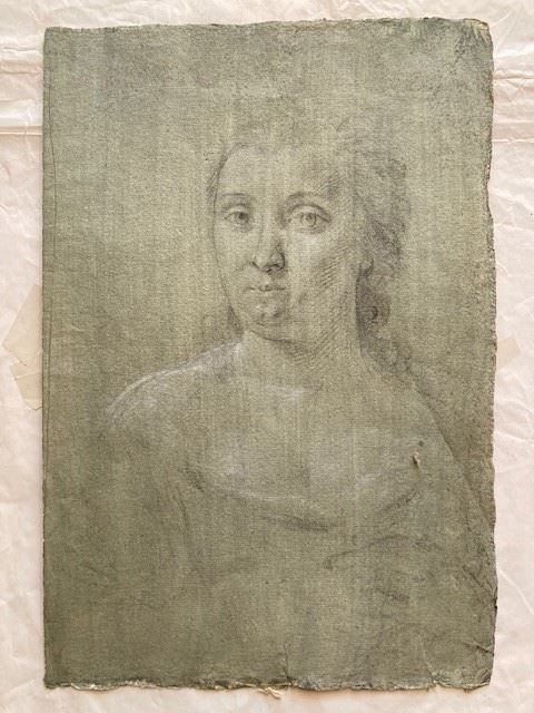 Disegno, studio per ritratto femminile
