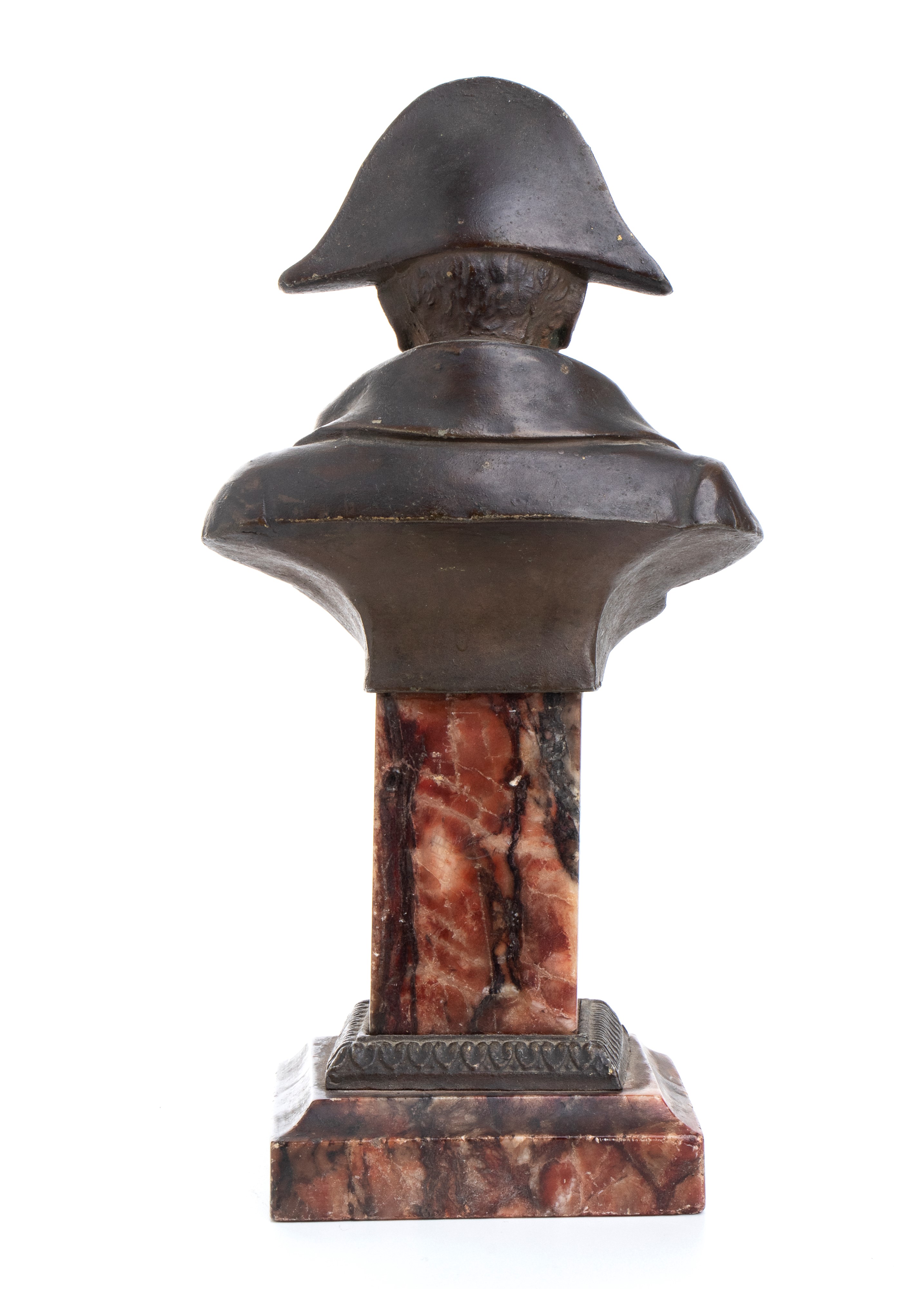 Busto in Bronzo di Napoleone i su Base Marmorea