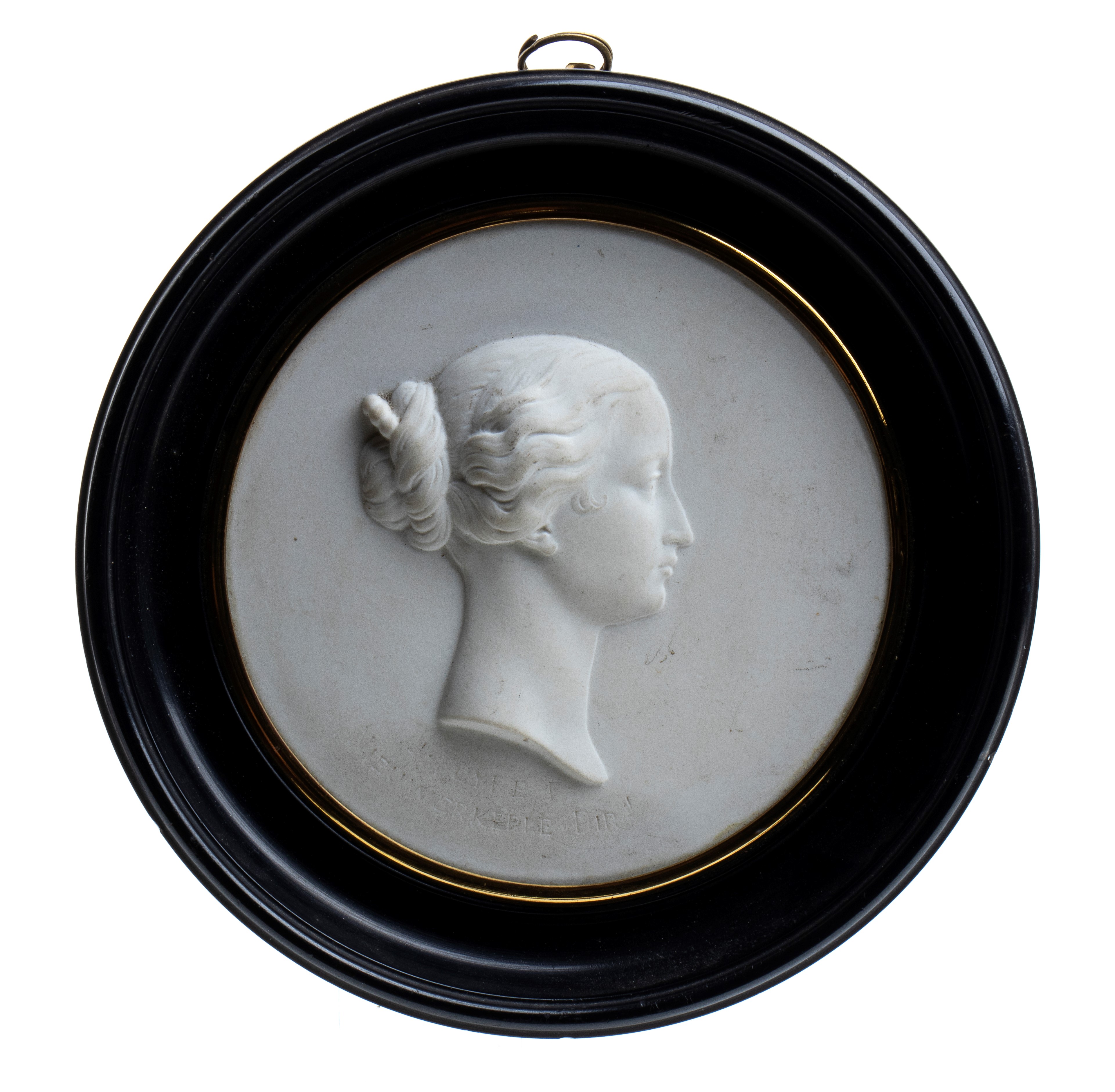 Coppia di Miniature Raffiguranti Napoleone III e L’imperatrice Eugenia,