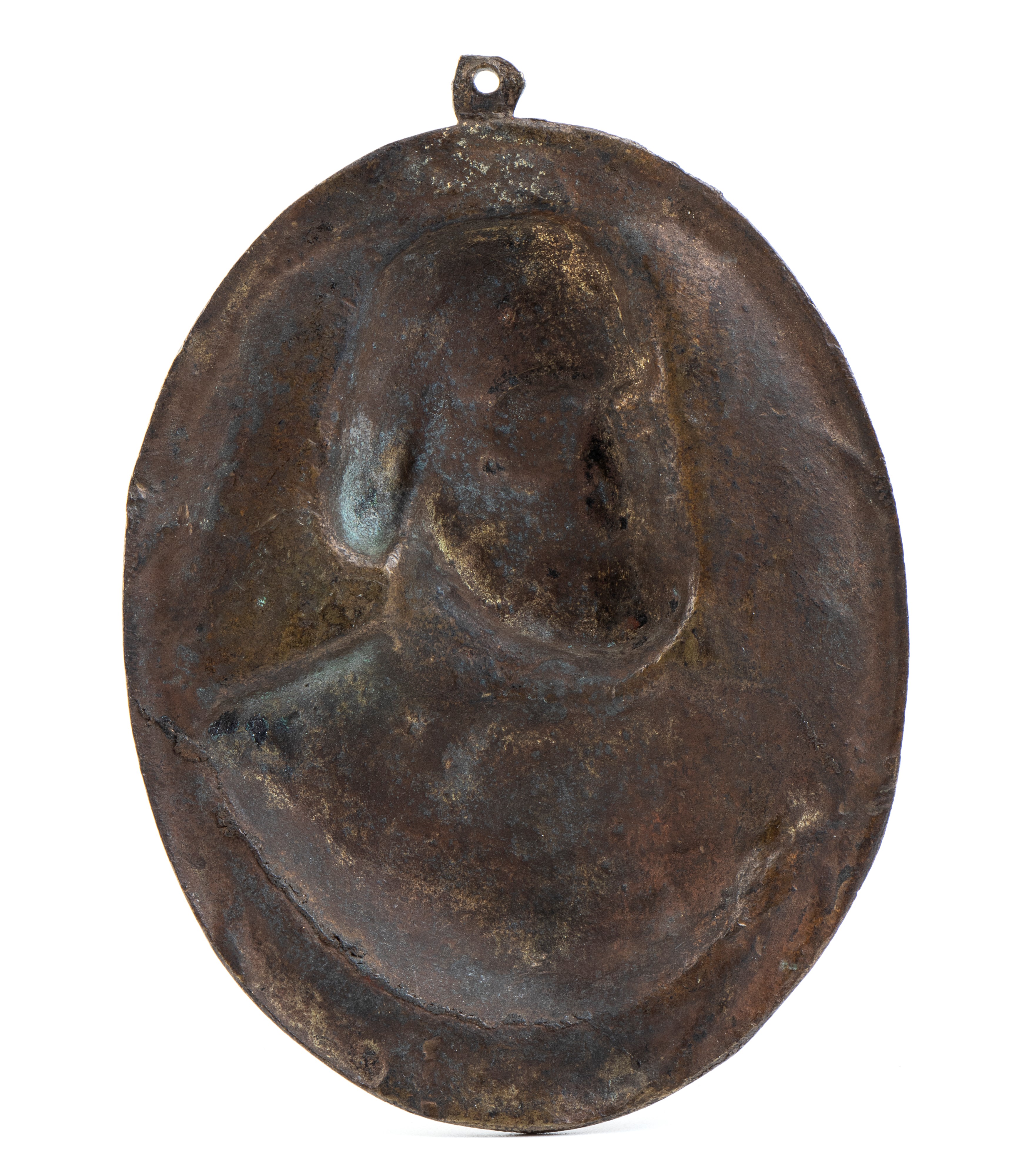 Coppia di Placche in Bronzo di Garibaldi e Vittorio Emanule II
