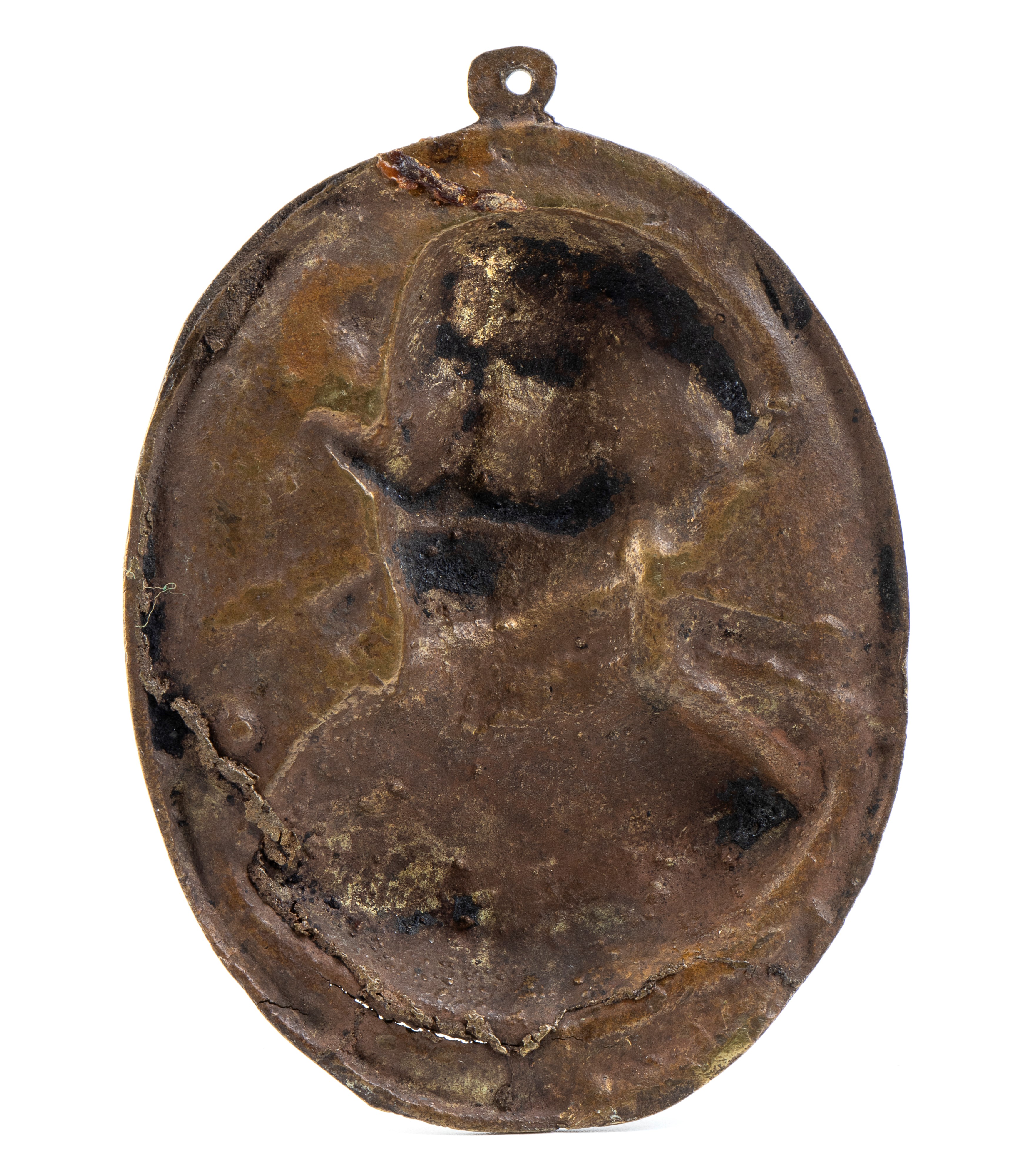 Coppia di Placche in Bronzo di Garibaldi e Vittorio Emanule II