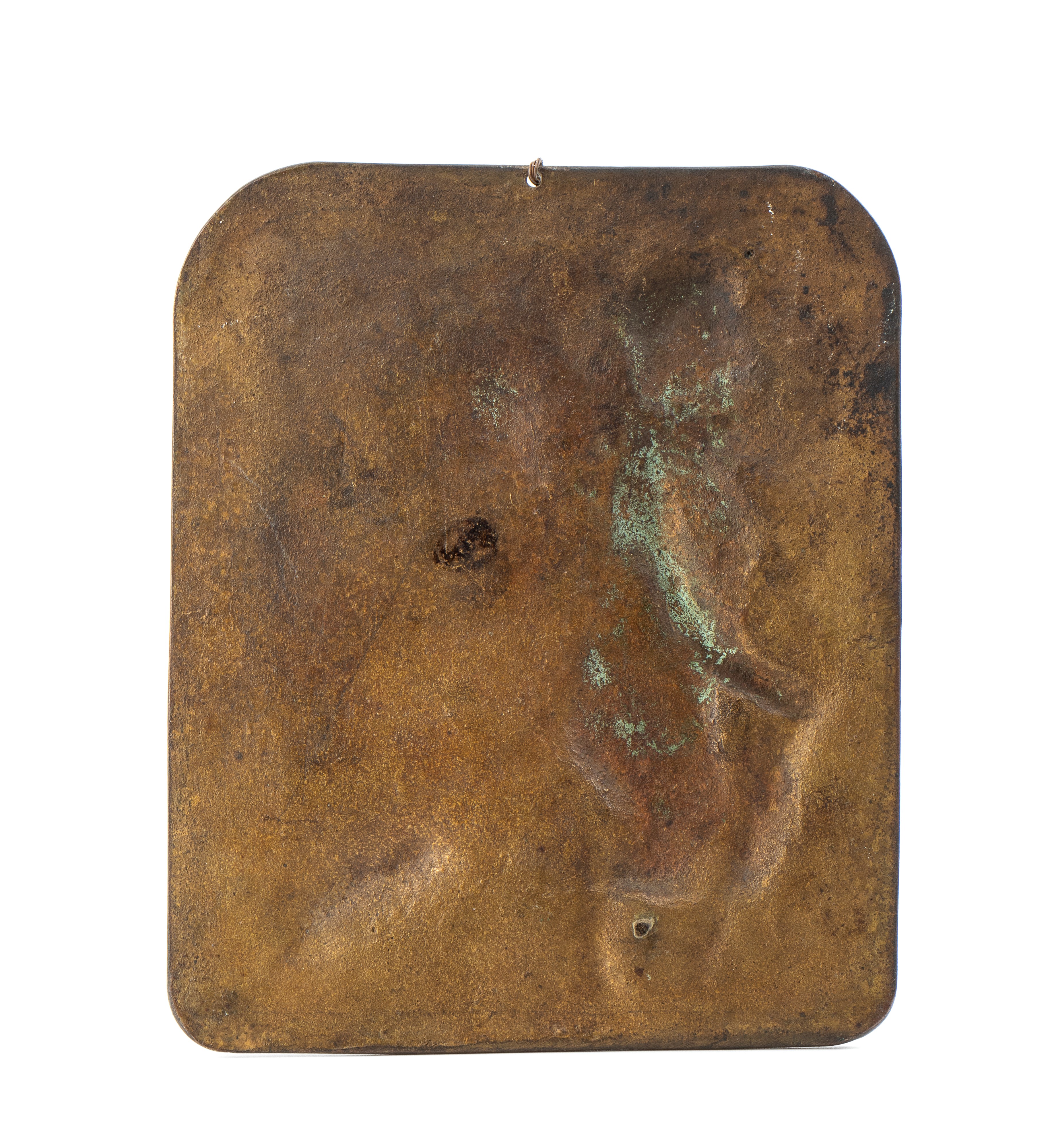 Placca in Bronzo Raffigurante il “congedo Definitivo” di Napoleone III Dopo la Sconfitta di Sedan...