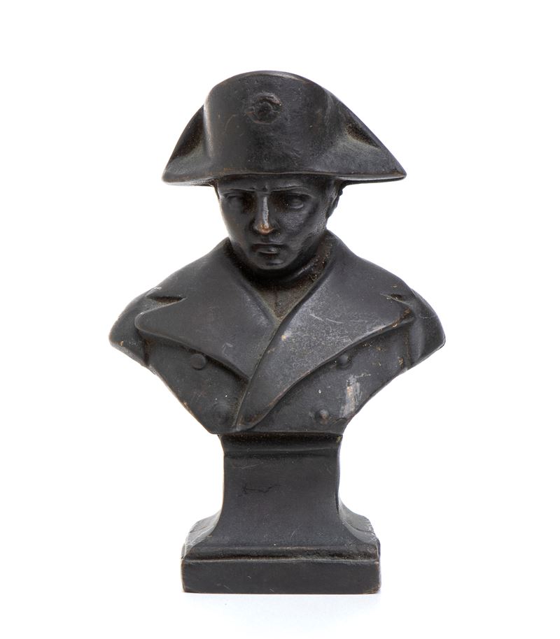 Piccolo Busto in Bronzo di Napoleone (maiuscolo)