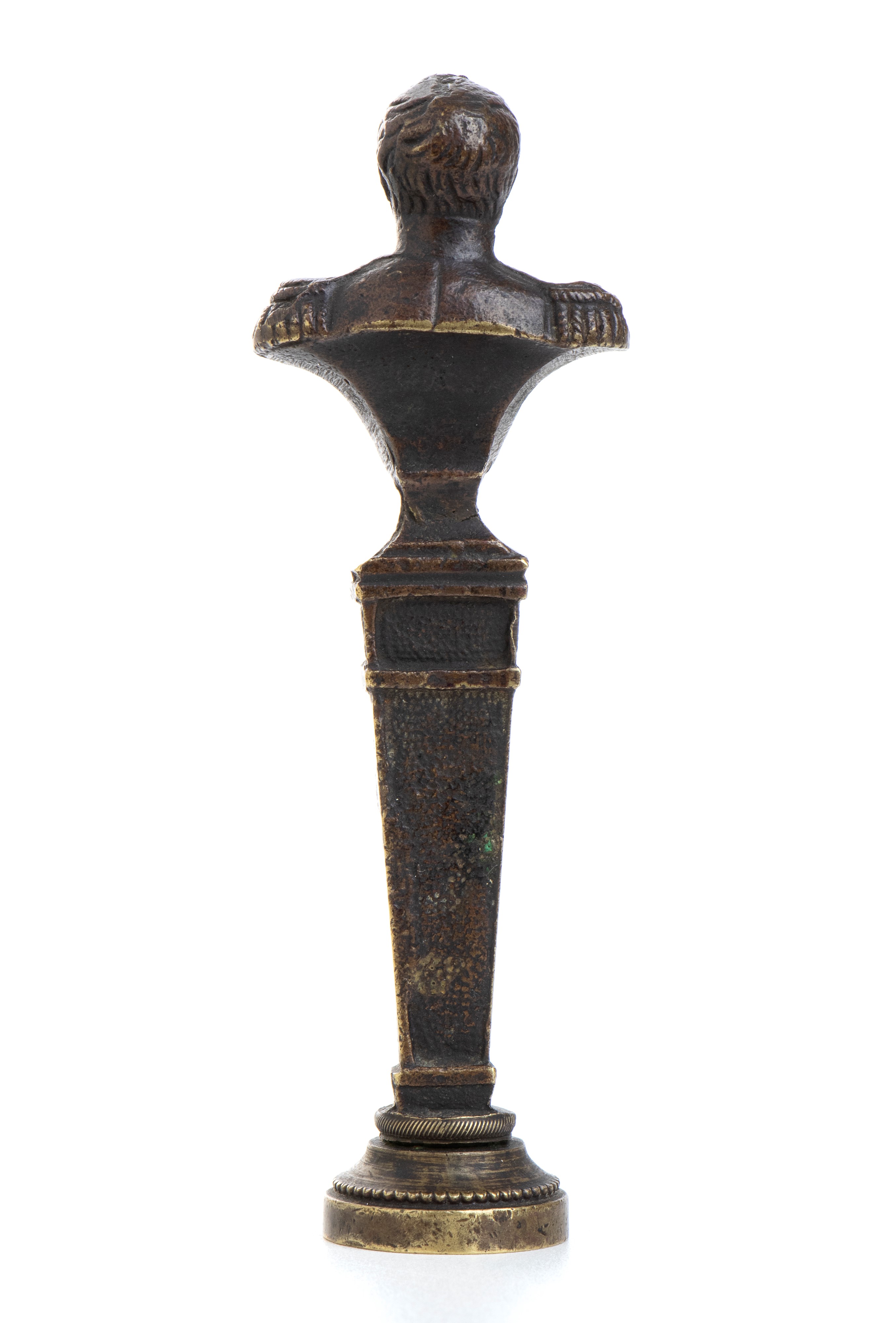 Sigillo in Bronzo con Busto di Napoleone