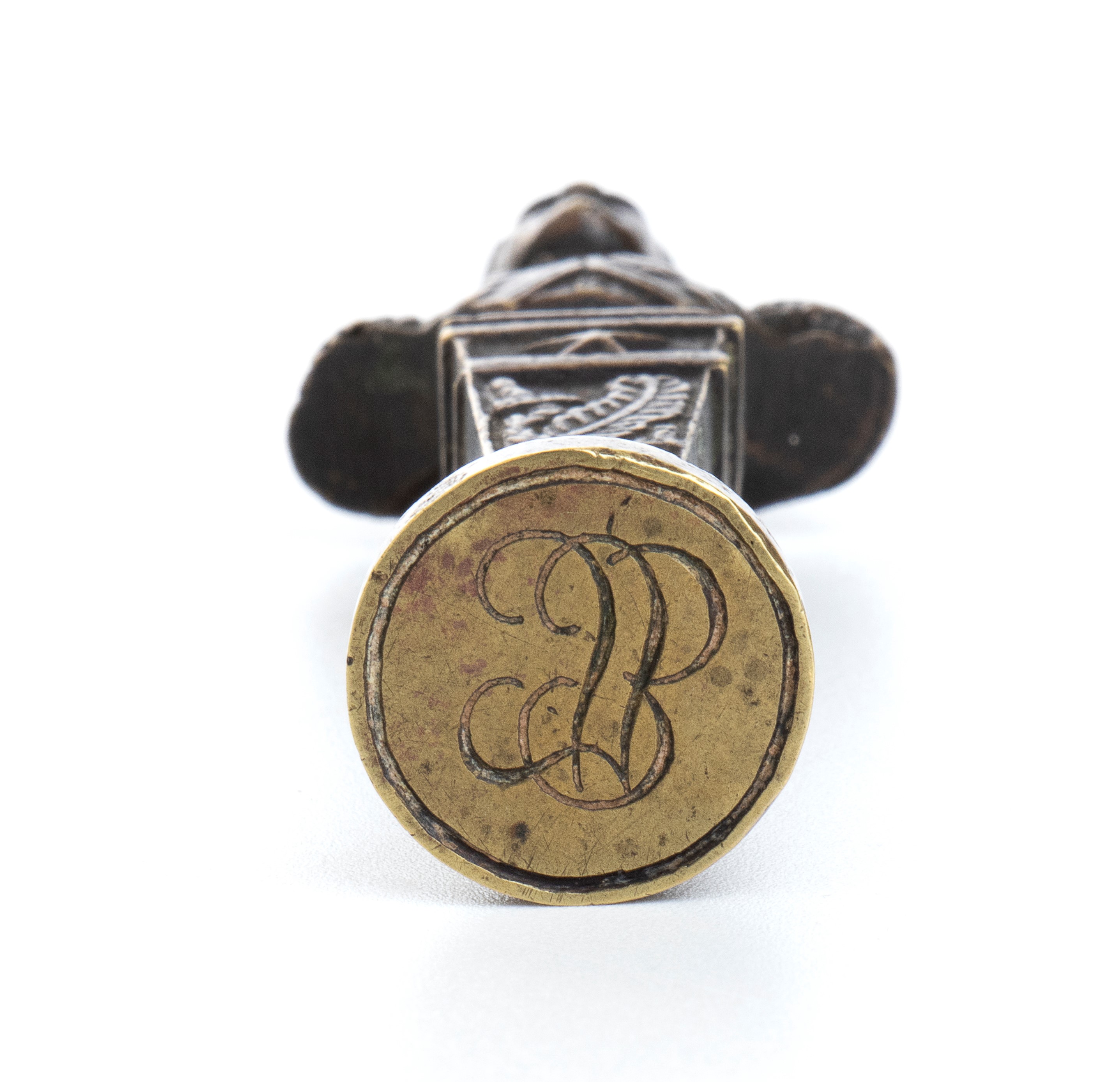 Sigillo in Bronzo con Busto di Napoleone