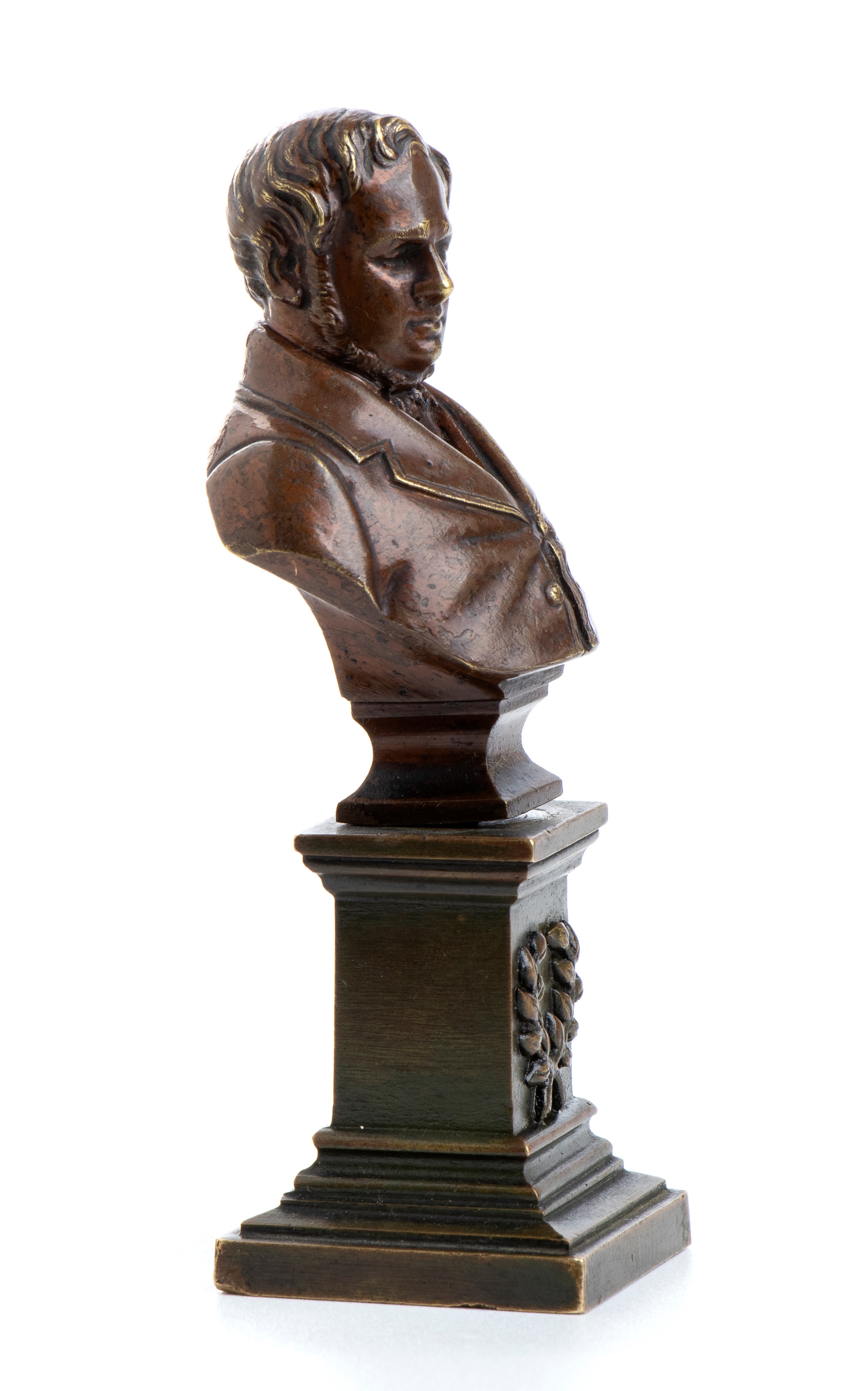 Piccolo Busto in Bronzo di Camillo Benso Conte di Cavour