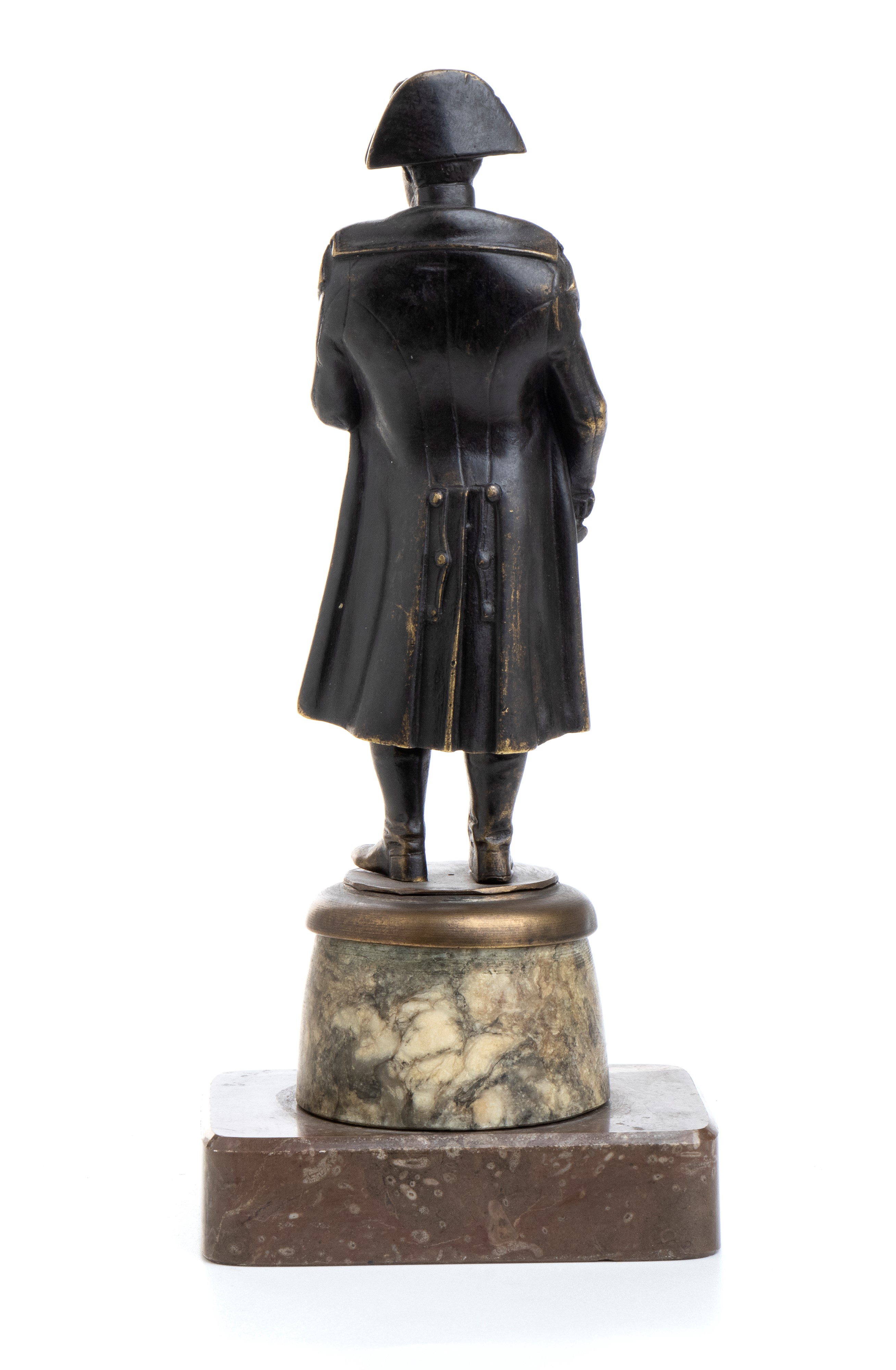 Scultura in Bronzo di Napoleone con Base in Marmo