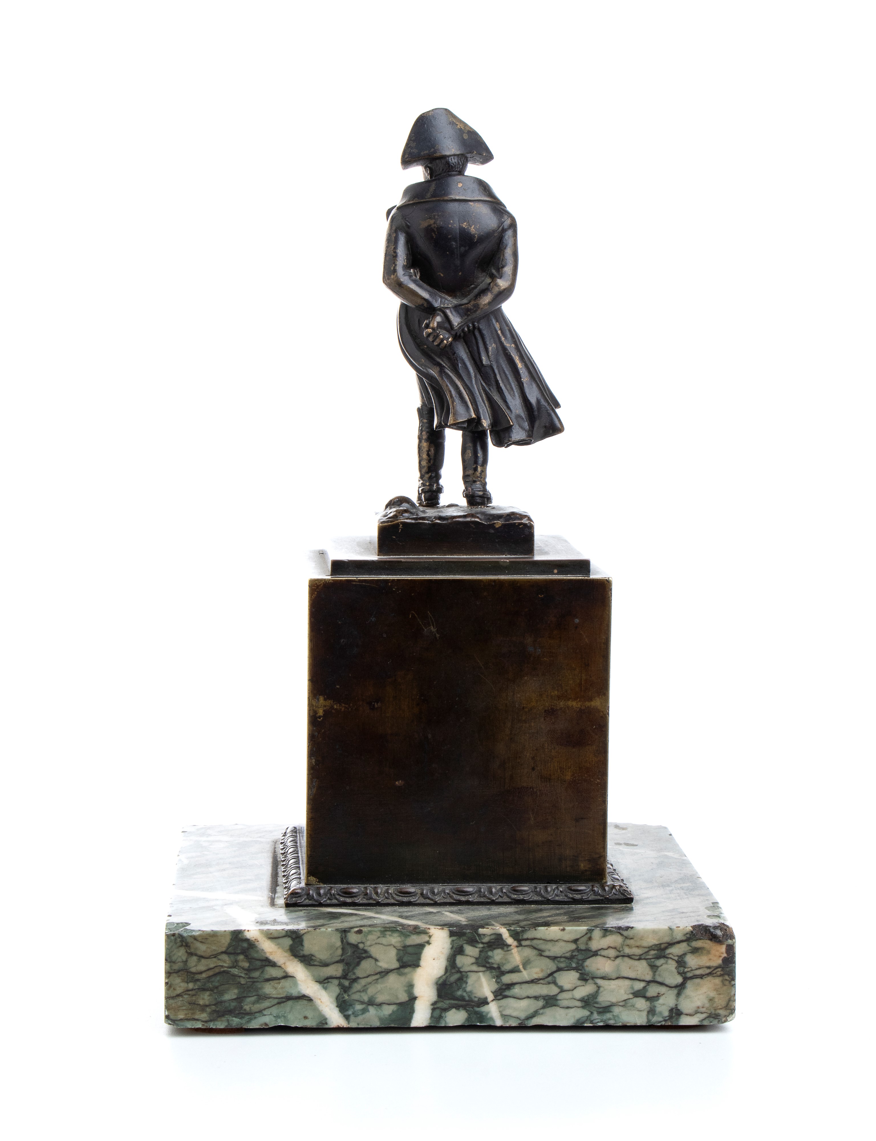 Scultura in Bronzo di Napoleone con Base in Marmo
