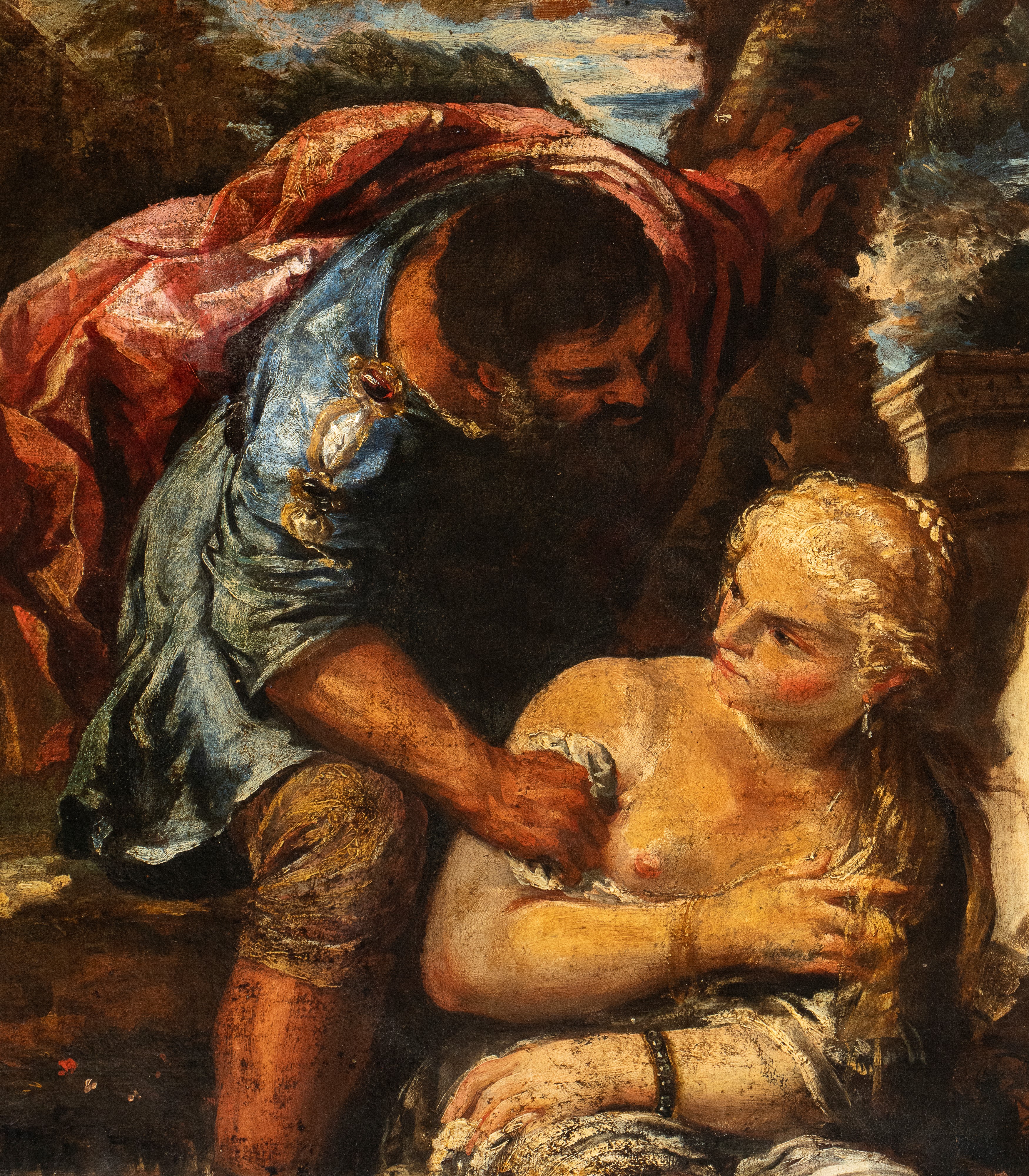 Artista Veneto, Fine XVII - Inizio XVIII Secolo - Susanna e i Vecchioni