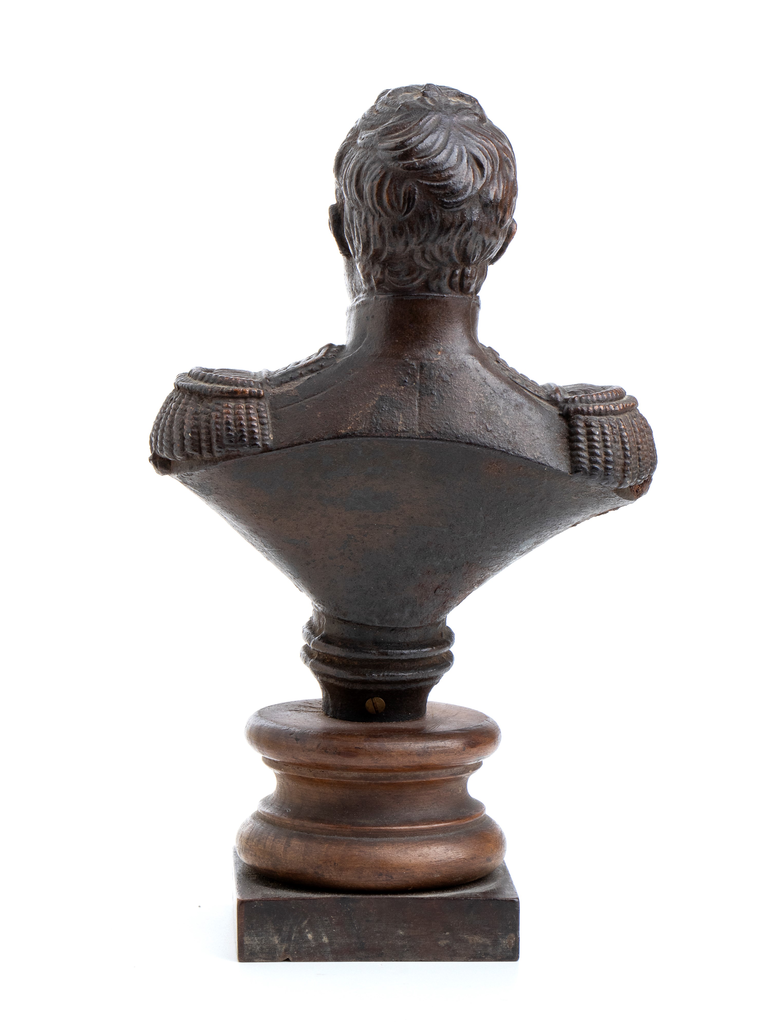 Piccolo Busto di Napoleone con Base in Legno