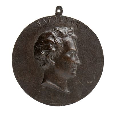 Placchetta in Bronzo Raffigurante Napoleone II