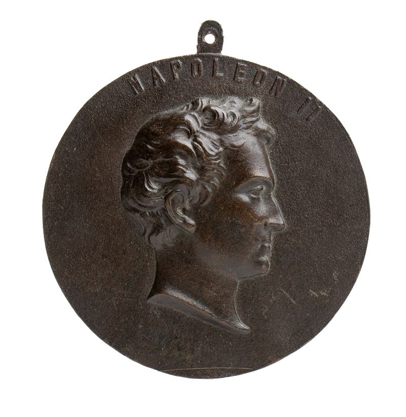 Placchetta in Bronzo Raffigurante Napoleone II