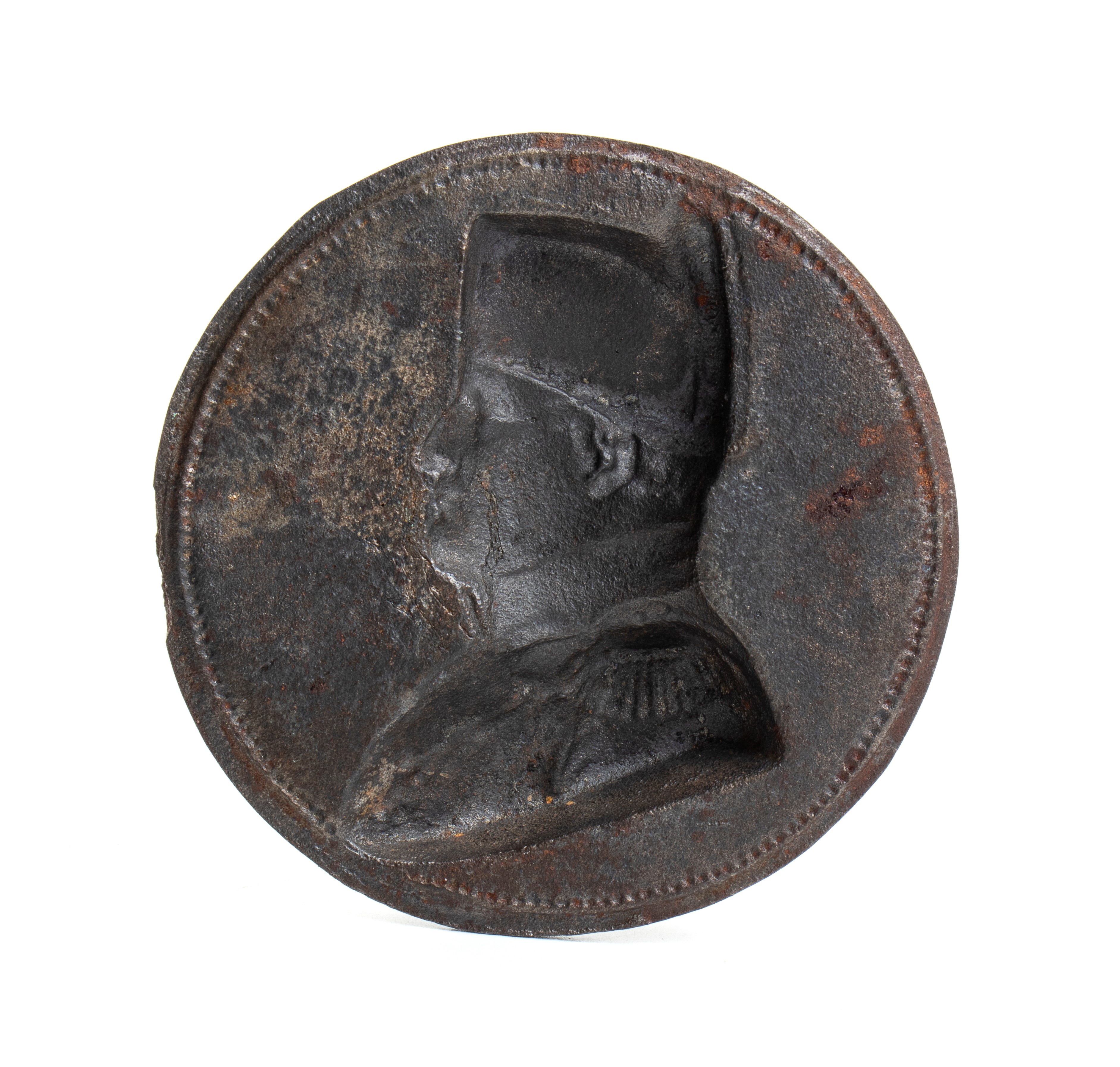 Placca in Bronzo Raffigurante il Busto di Napoleone