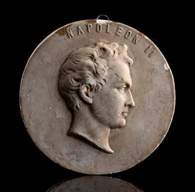Placca in Platre con Ritratto di Napoleone II