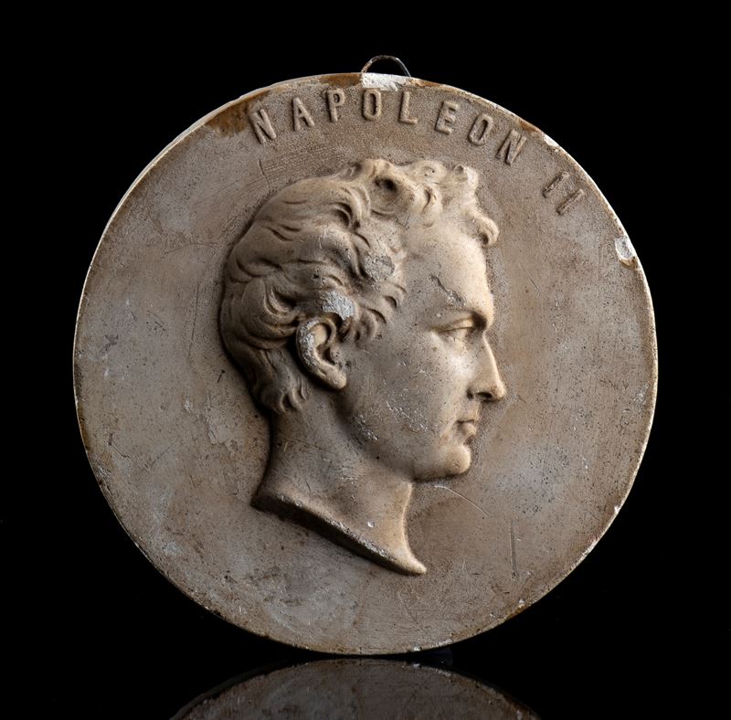 Placca in Platre con Ritratto di Napoleone II