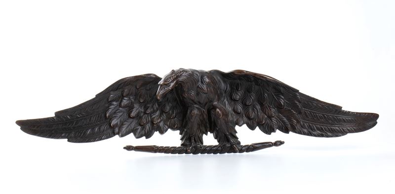 Grande Aquila Imperiale Napoleonica in Bronzo