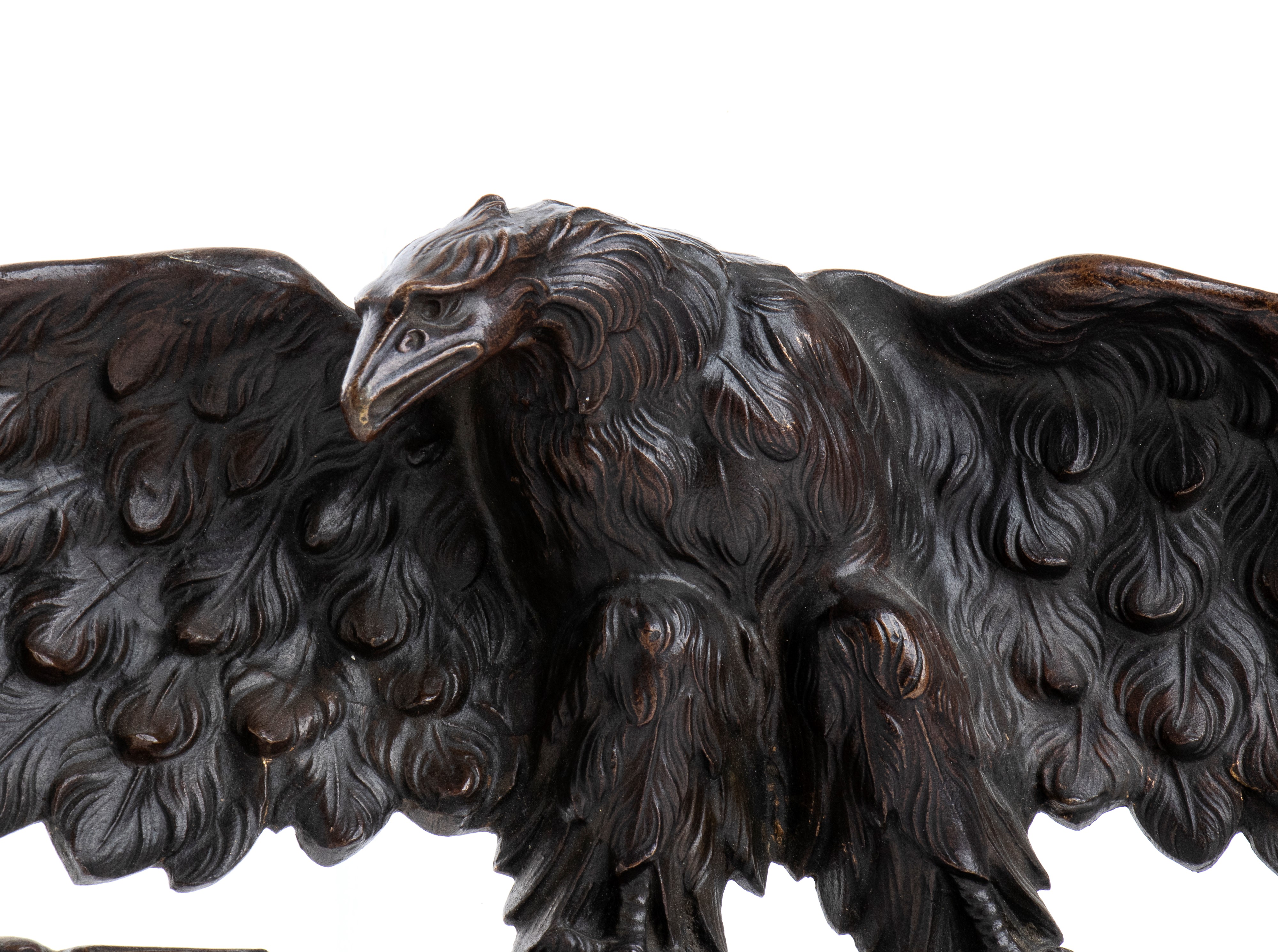 Grande Aquila Imperiale Napoleonica in Bronzo