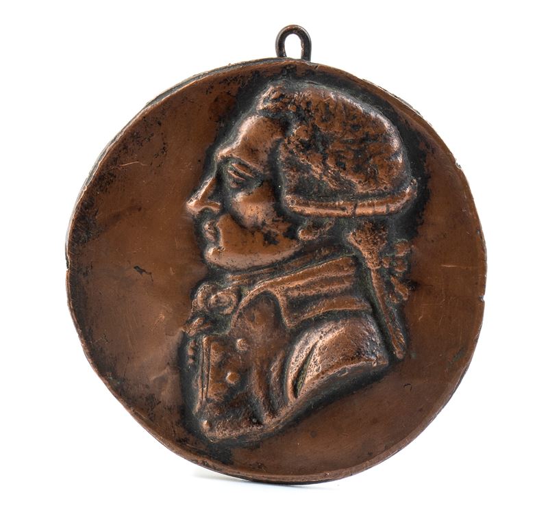 Placca in Rame Raffigurante Robespierre