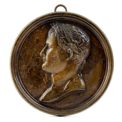 Placca in Bronzo Raffigurante Napoleone