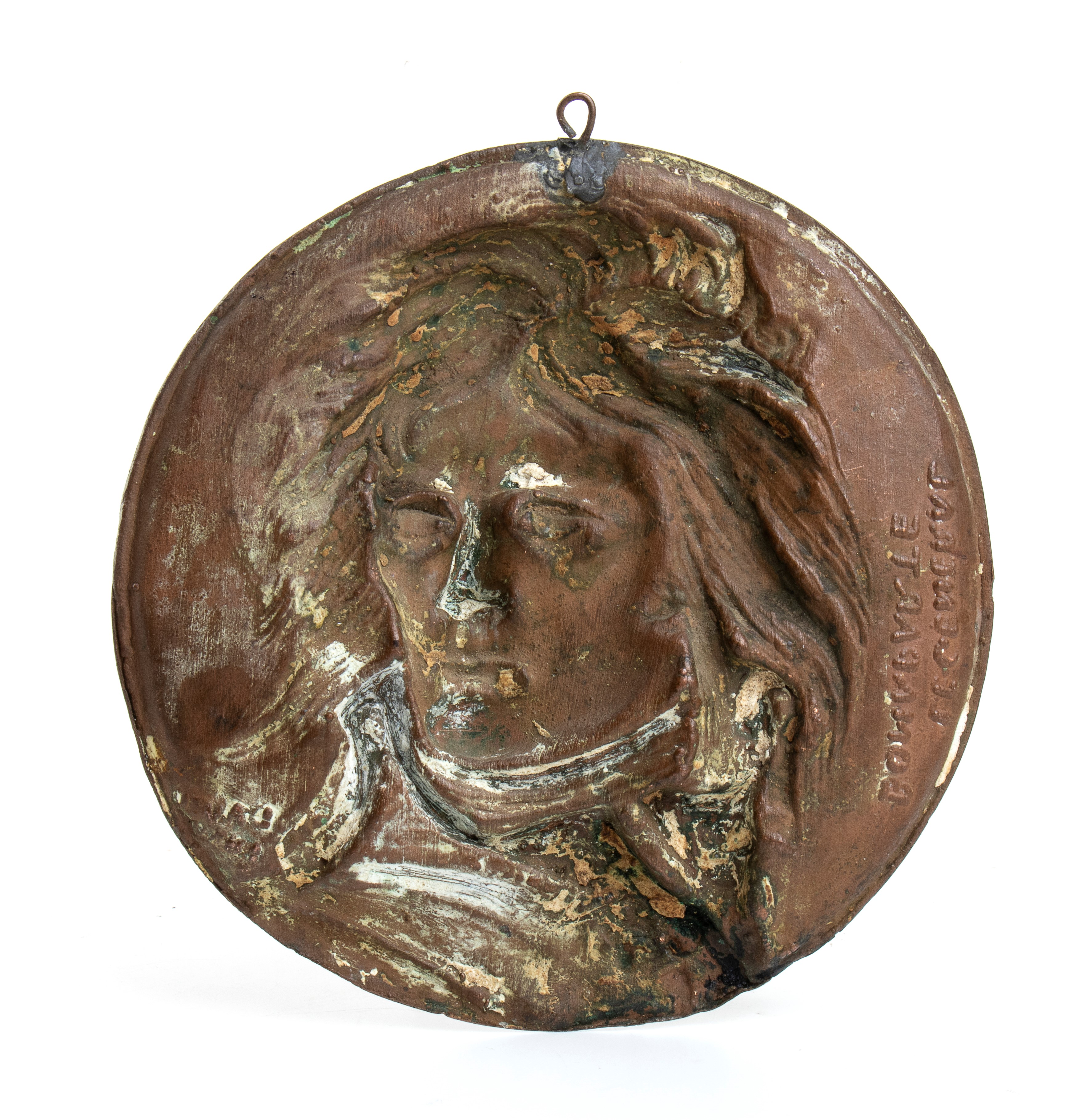 Grande Placca in Rame Raffigurante il Generale Napoleone