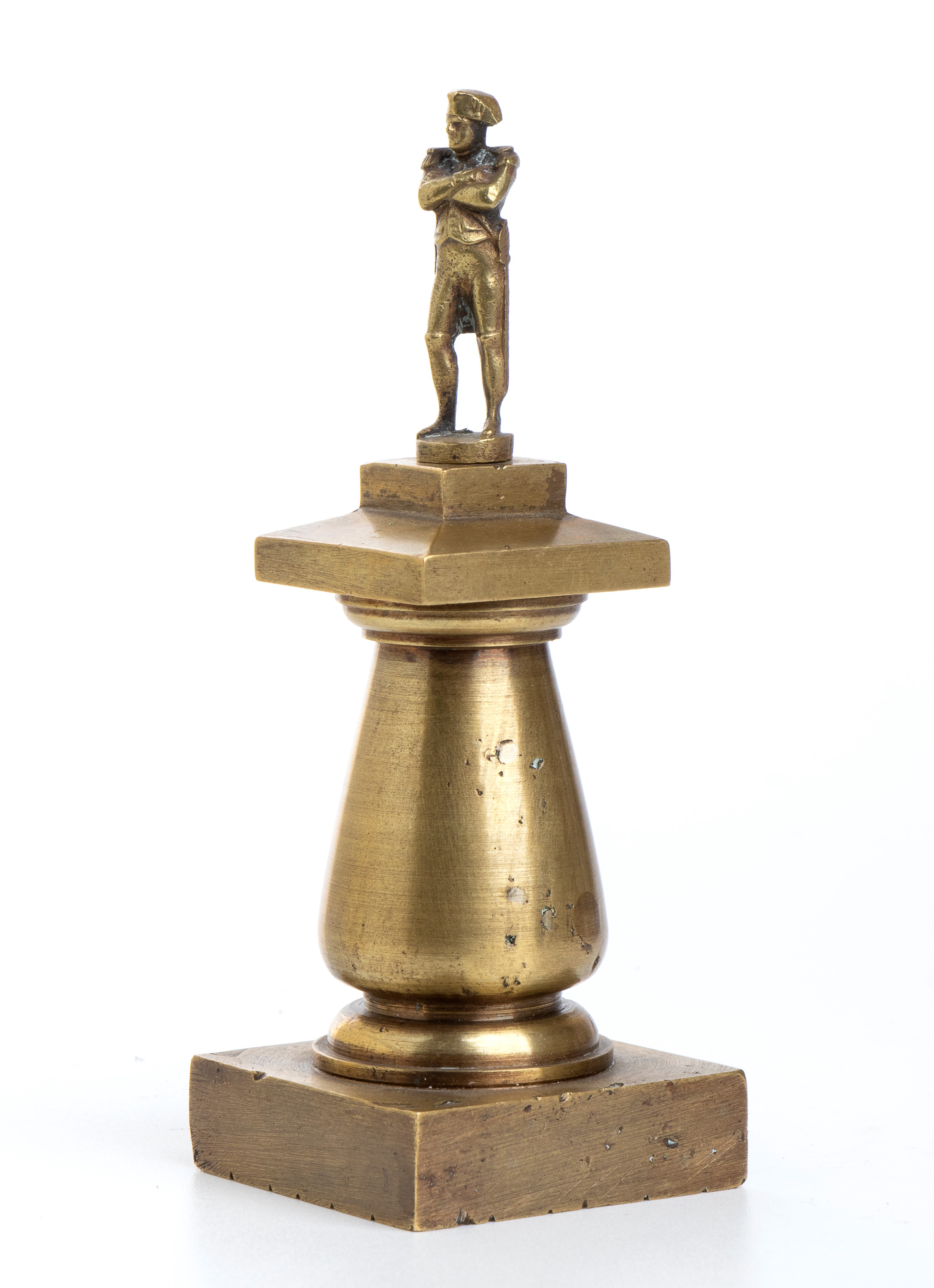 Piccolo Fermacarta in Bronzo con Effige di Napoleone
