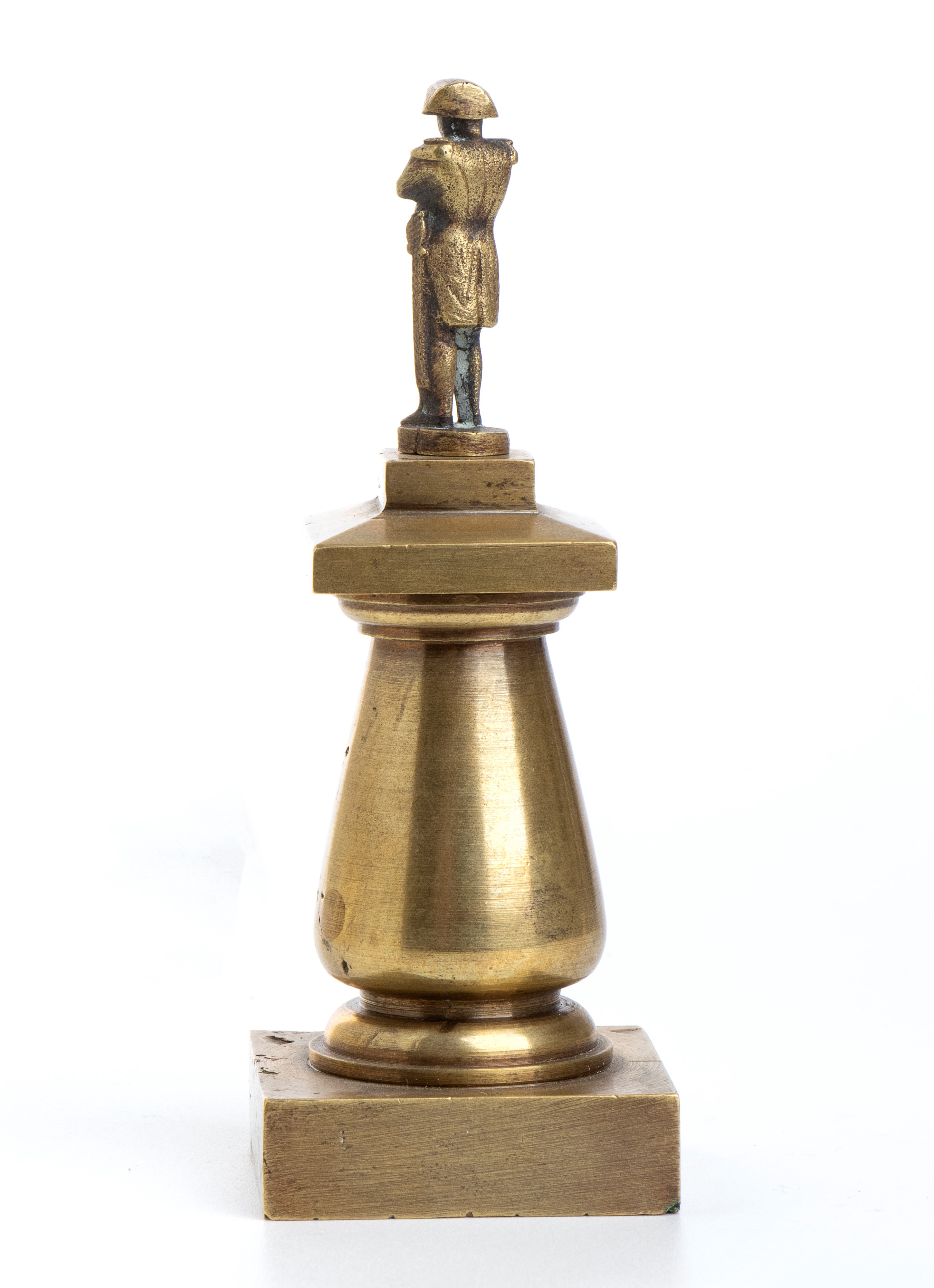 Piccolo Fermacarta in Bronzo con Effige di Napoleone