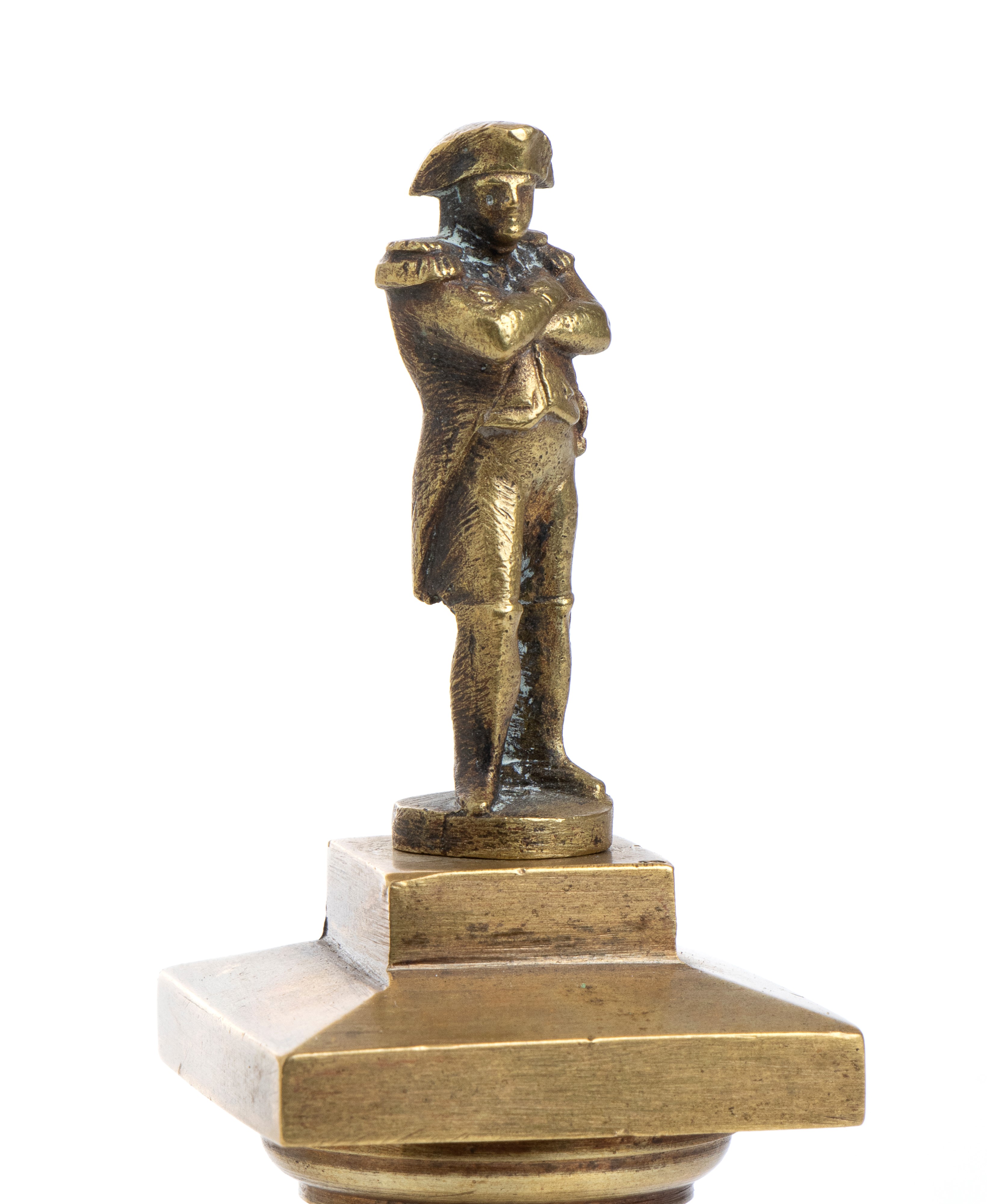 Piccolo Fermacarta in Bronzo con Effige di Napoleone