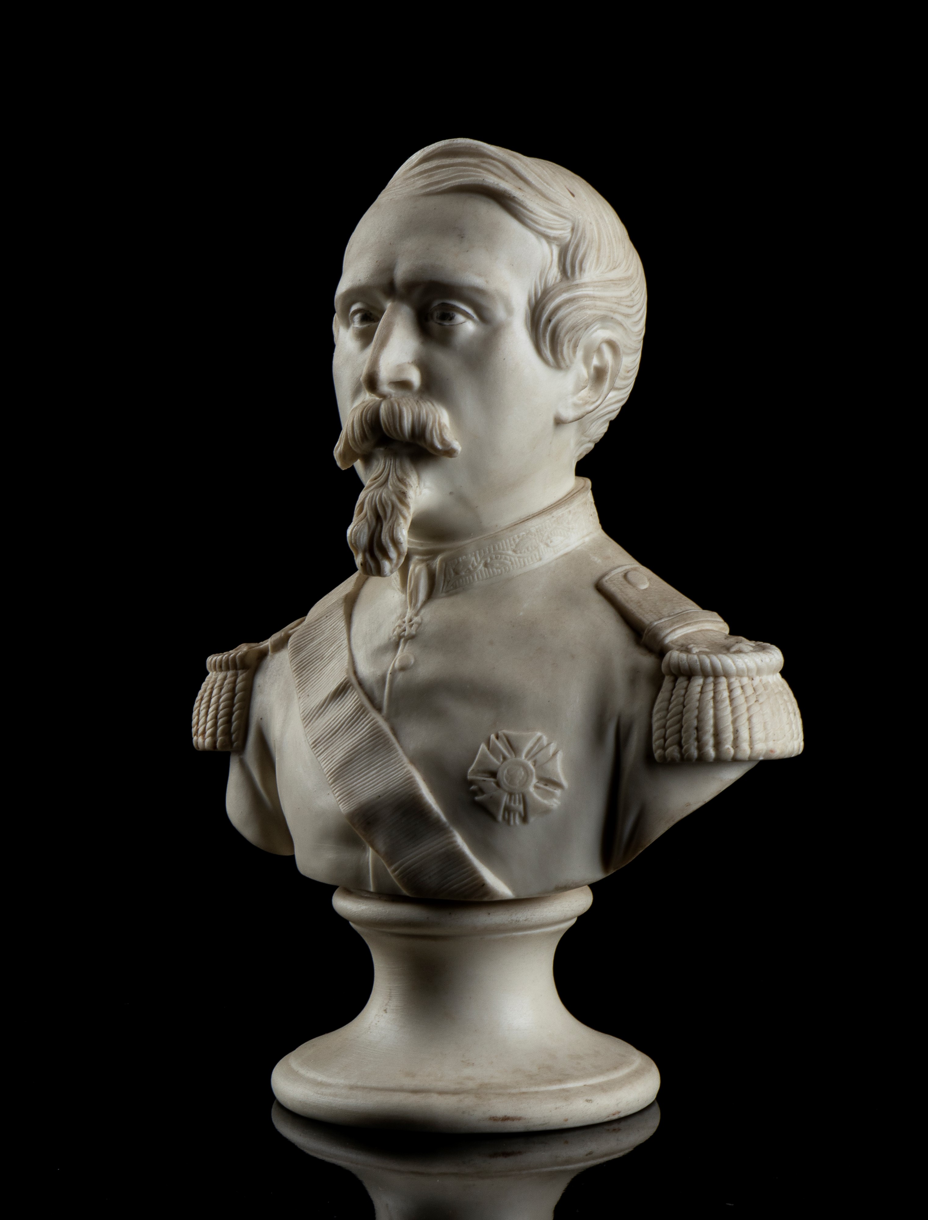 Busto di Napoleone III in Biscuit