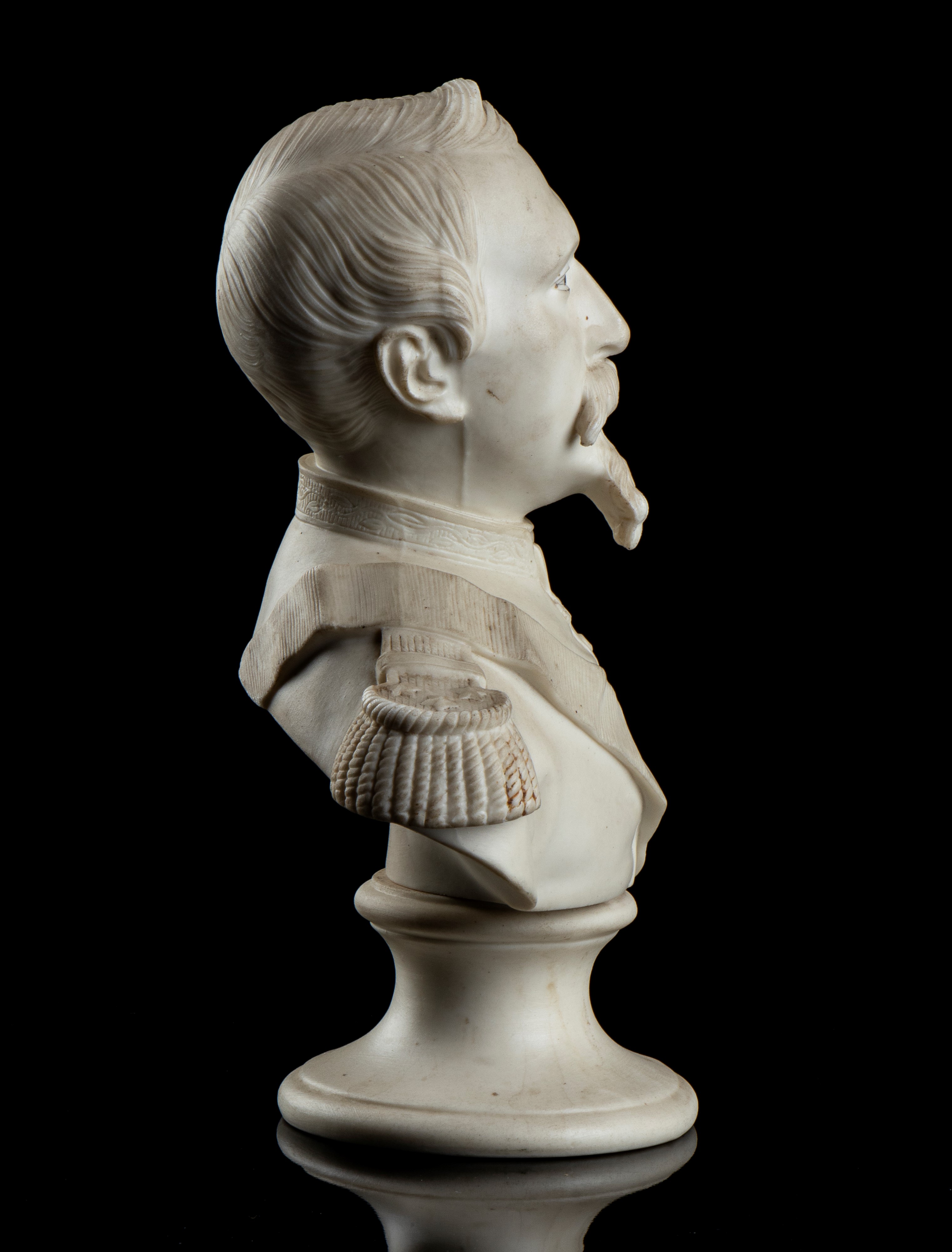 Busto di Napoleone III in Biscuit
