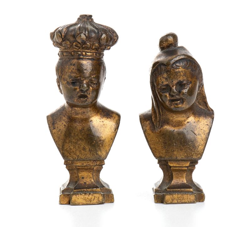 “jean Qui Rit” e “jean Qui Pleure” in Bronzo