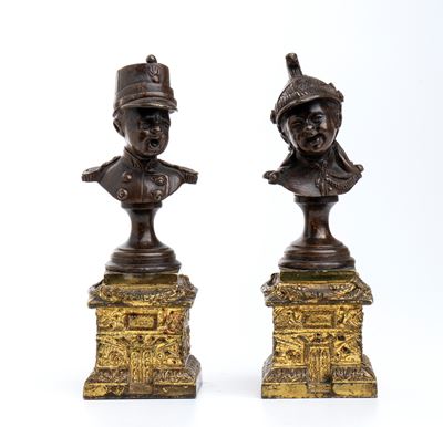 “jean Qui Rit” e “jean Qui Pleure” in Bronzo