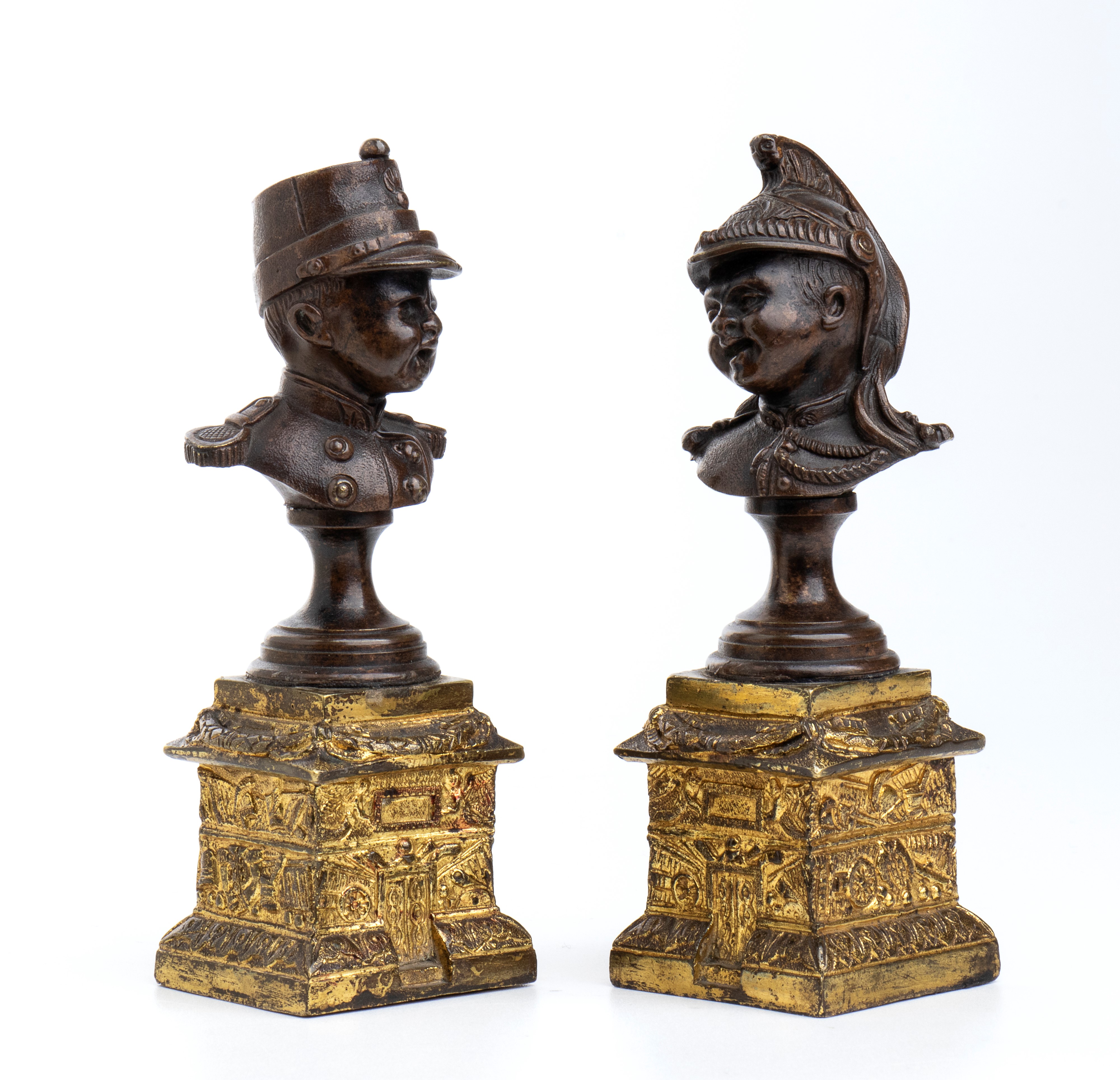 “jean Qui Rit” e “jean Qui Pleure” in Bronzo