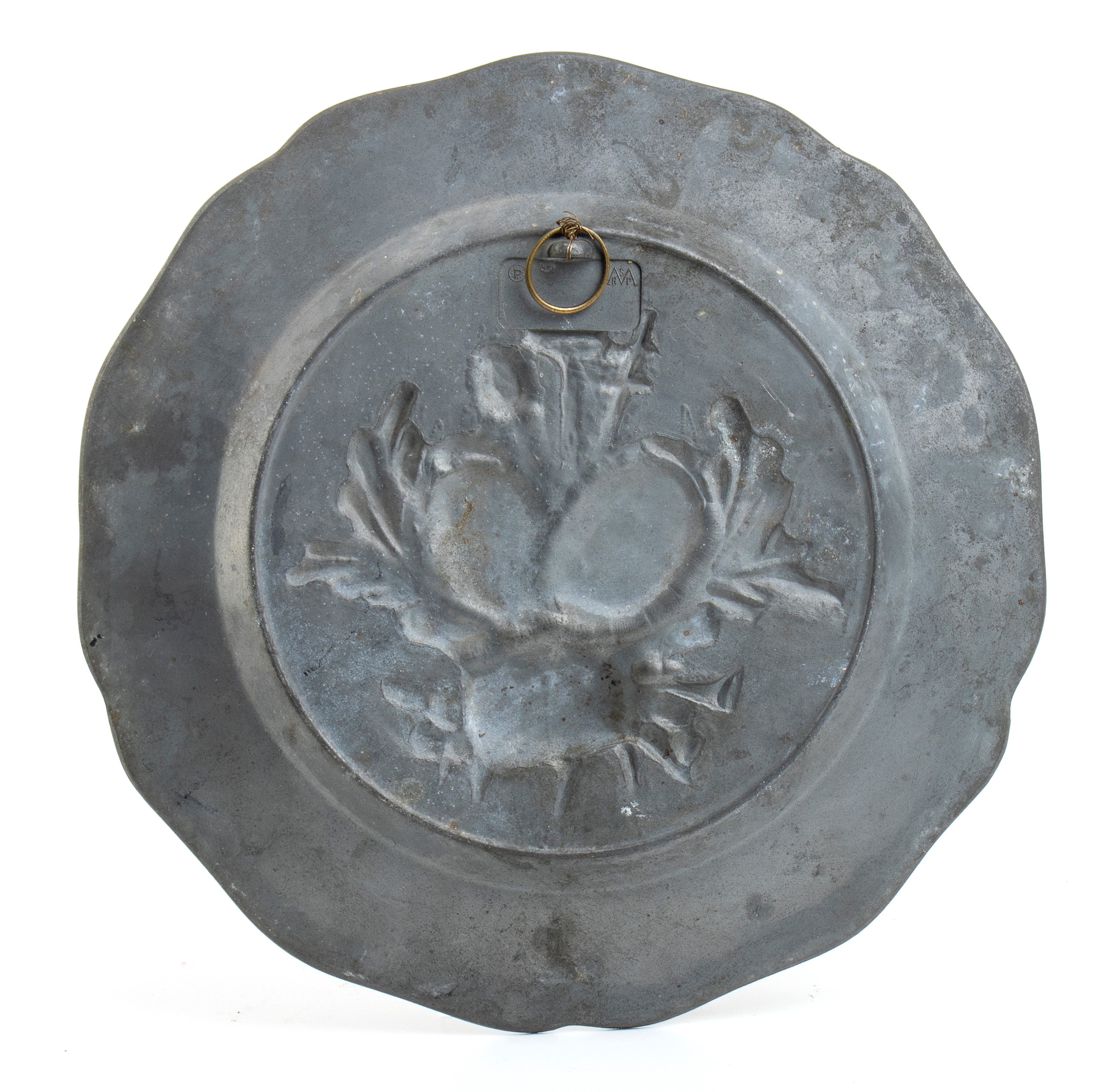 Placca in Peltro Commemorante la Costituzione del 1791