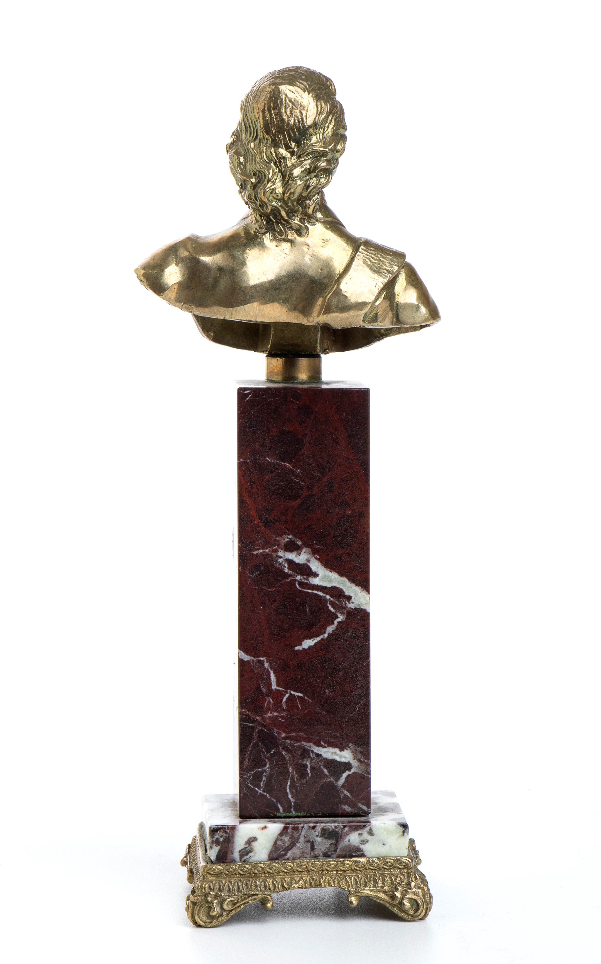 Busto in Bronzo dello Zar Alessandro i su Base in Marmo