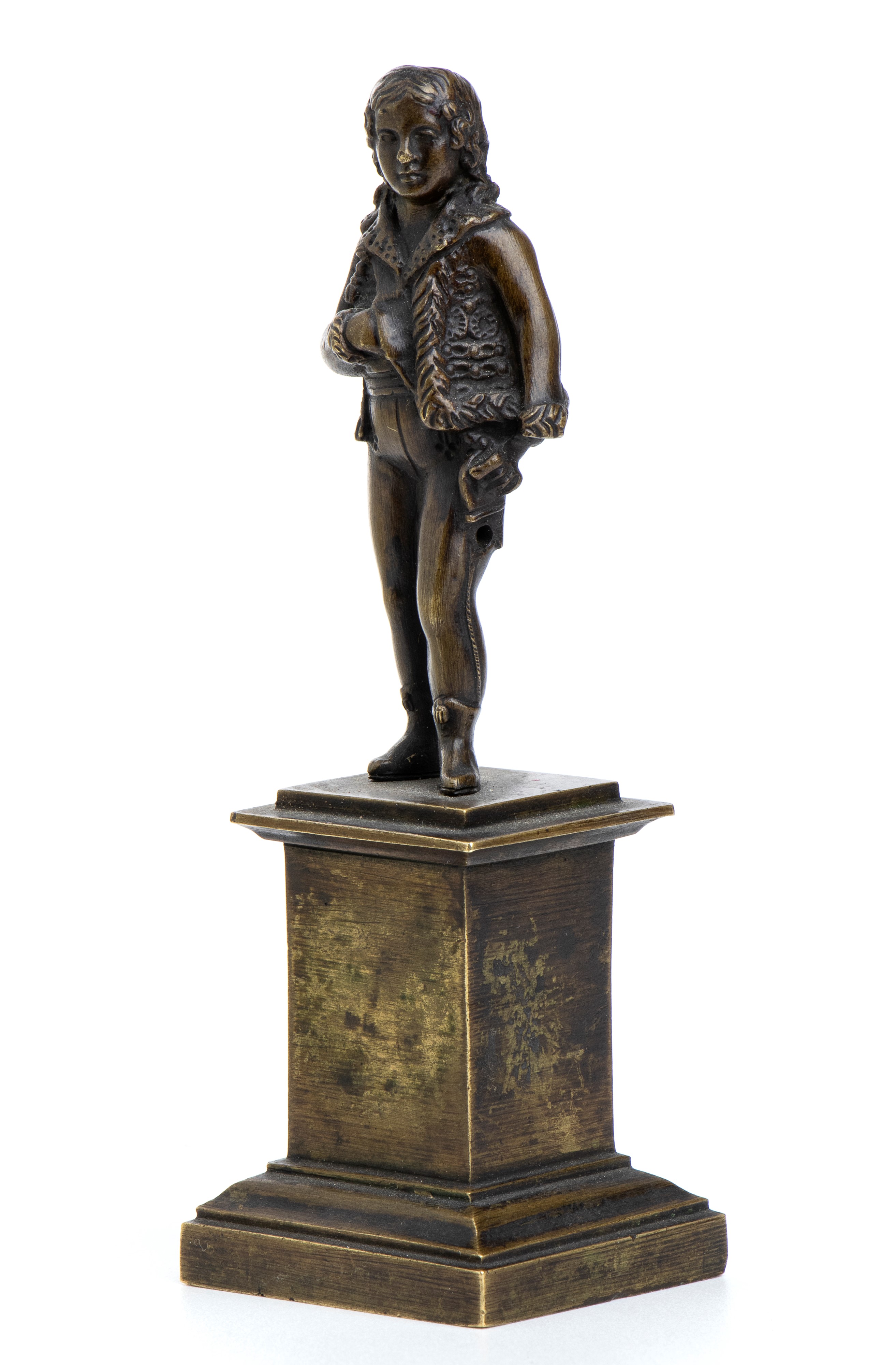 Piccola Scultura in Bronzo di Napoleone Raffigurato da Ragazzo