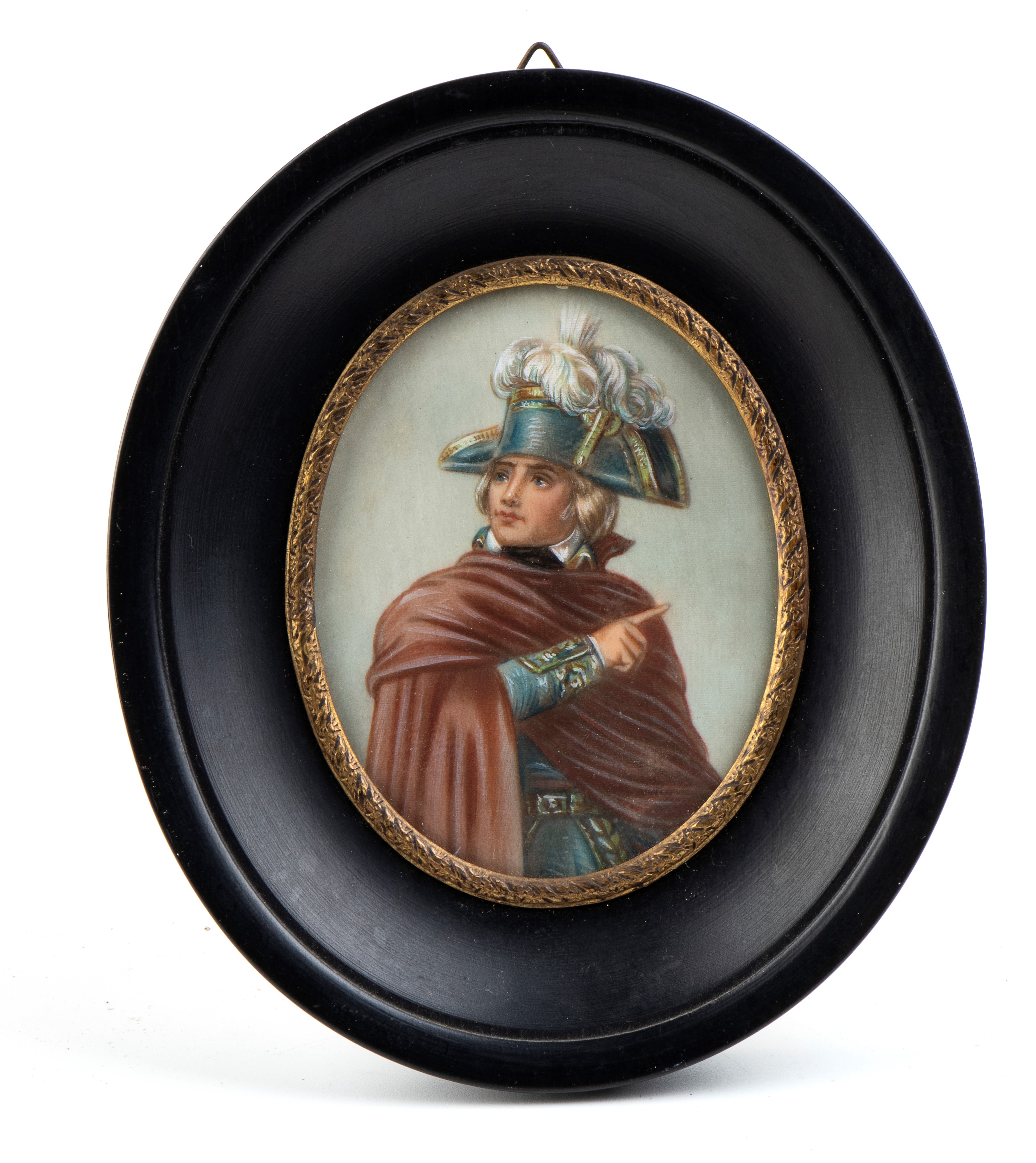 Coppia di Miniature Ovali