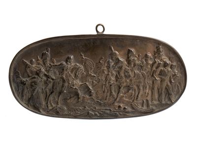 Placca Ovale in Bronzo